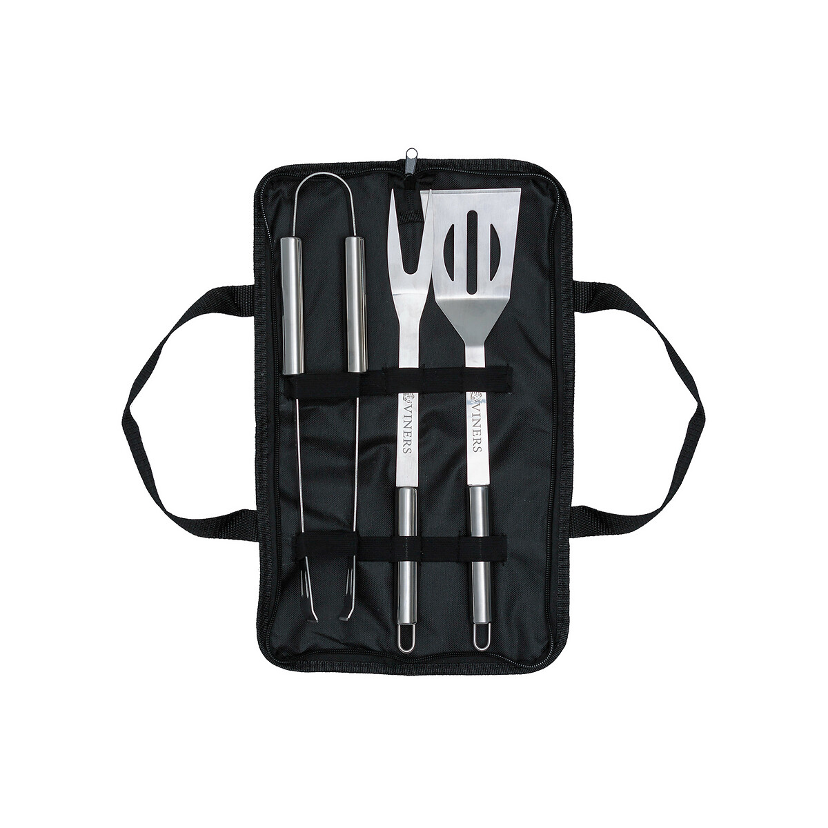 3-Piece Everyday BBQ Set silver-coloured, VINERS