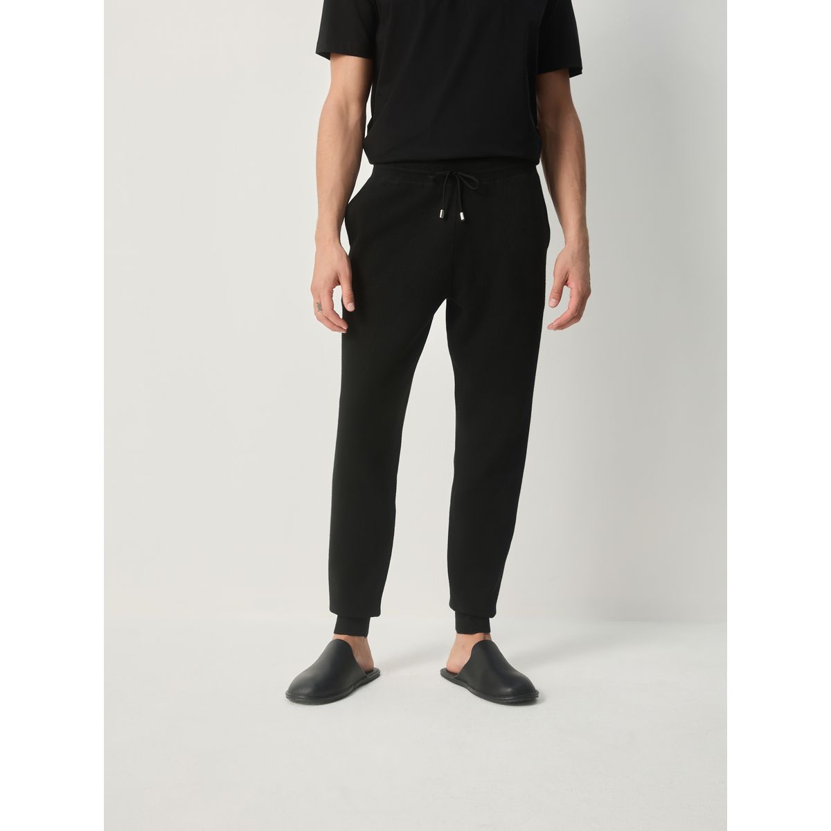 Pantalon de jogging mi-épaisse premium noir, NEXT