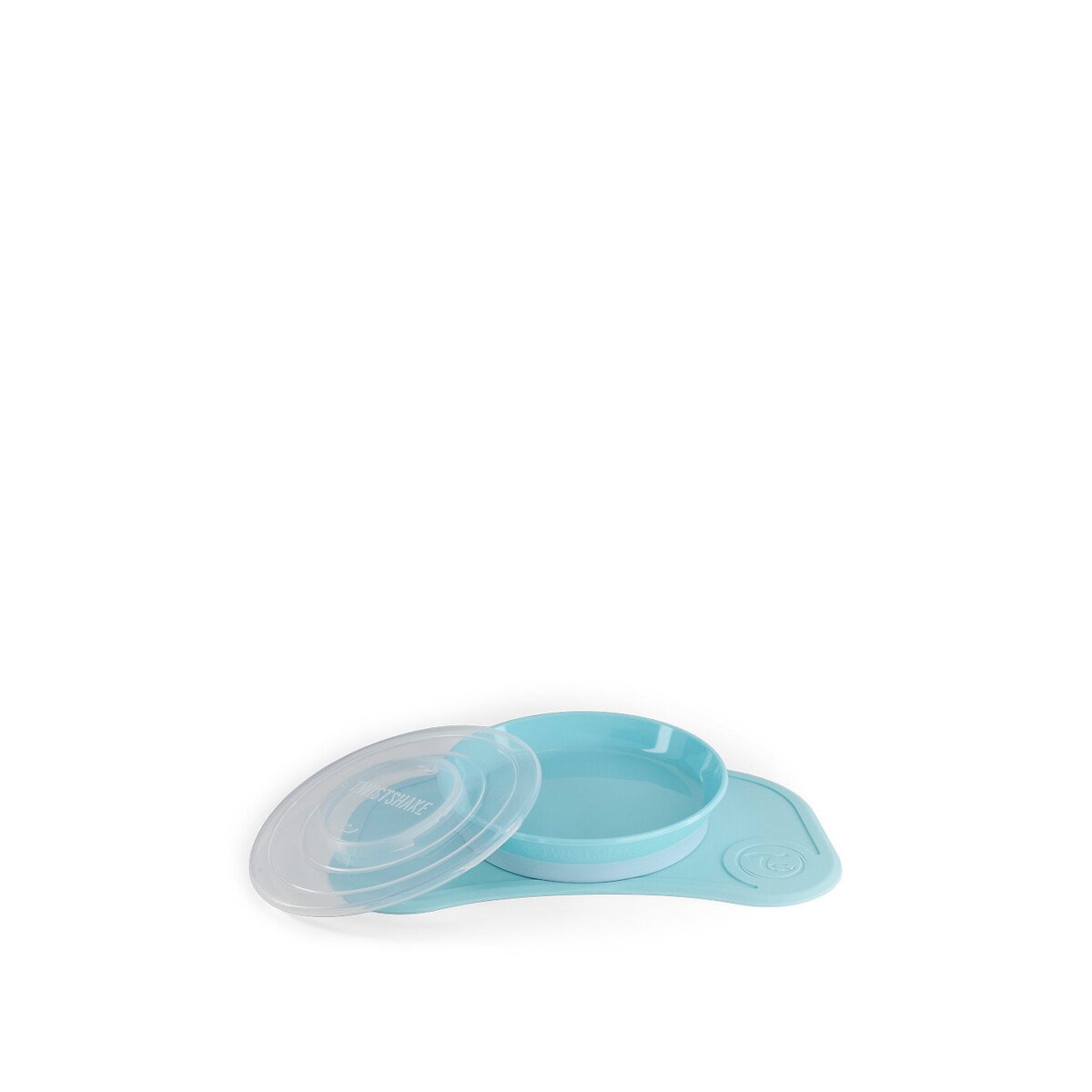 Individual Antiderrapante + Prato, Twistshake azul-pastel, TWISTSHAKE