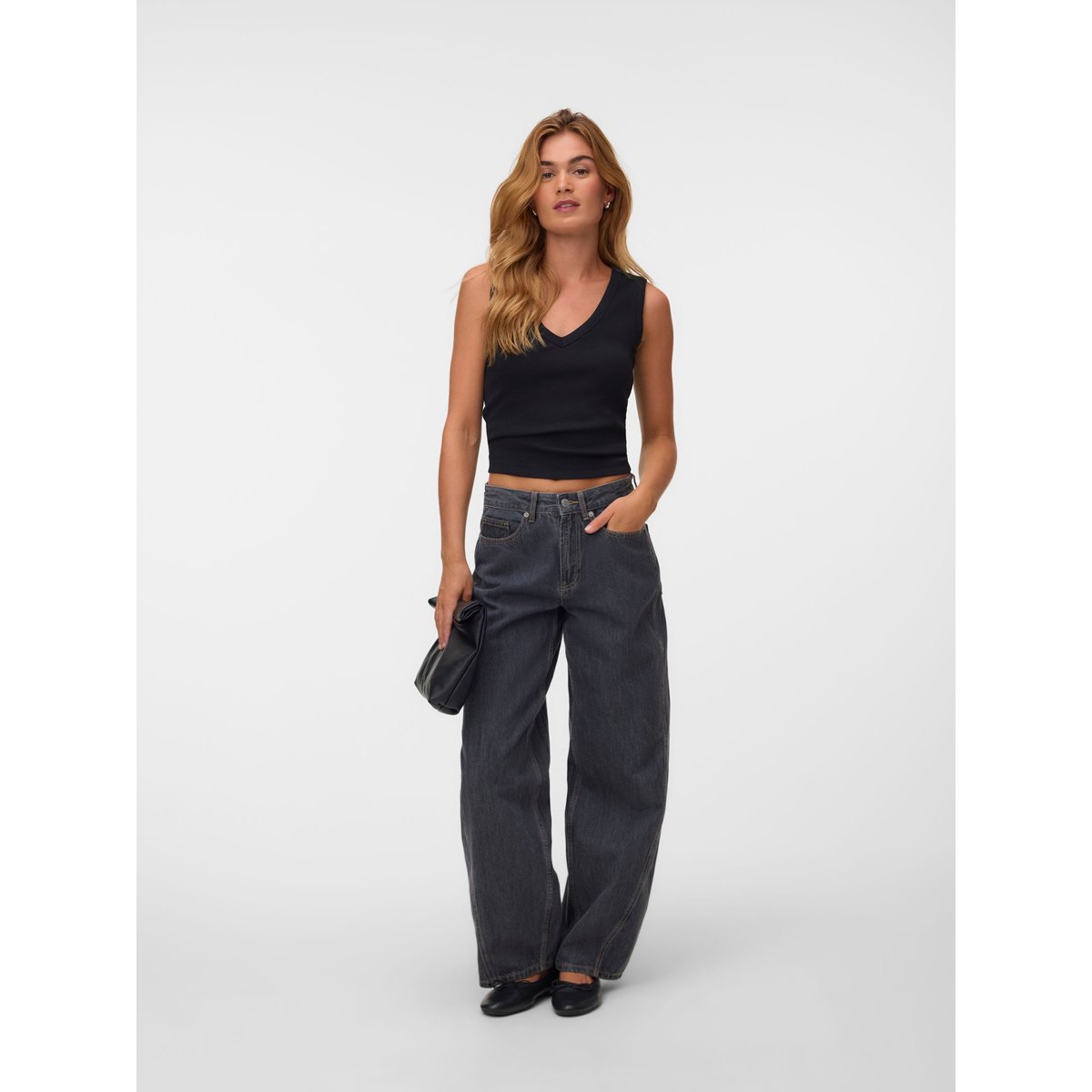 Jean dark grey denim, VERO MODA
