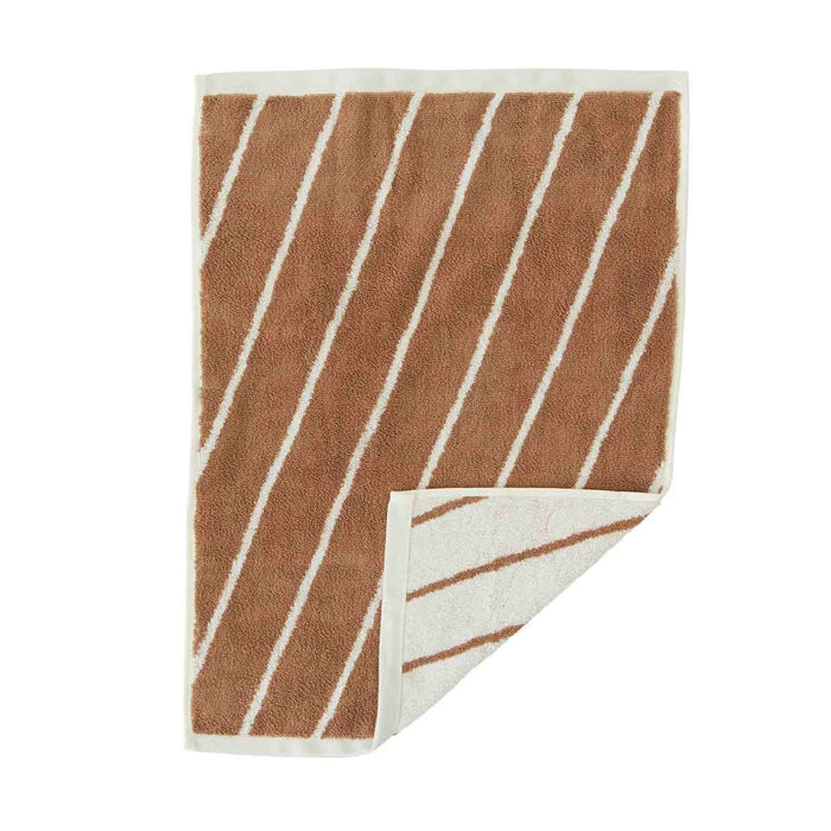 Serviette en coton à rayures LIVING marron, OYOY LIVING DESIGN