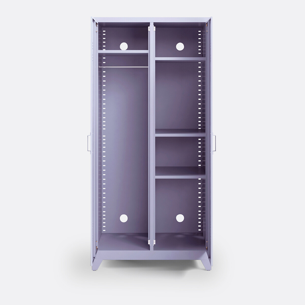 Hiba 2-Door Metal Cabinet lavender, LA REDOUTE INTERIEURS
