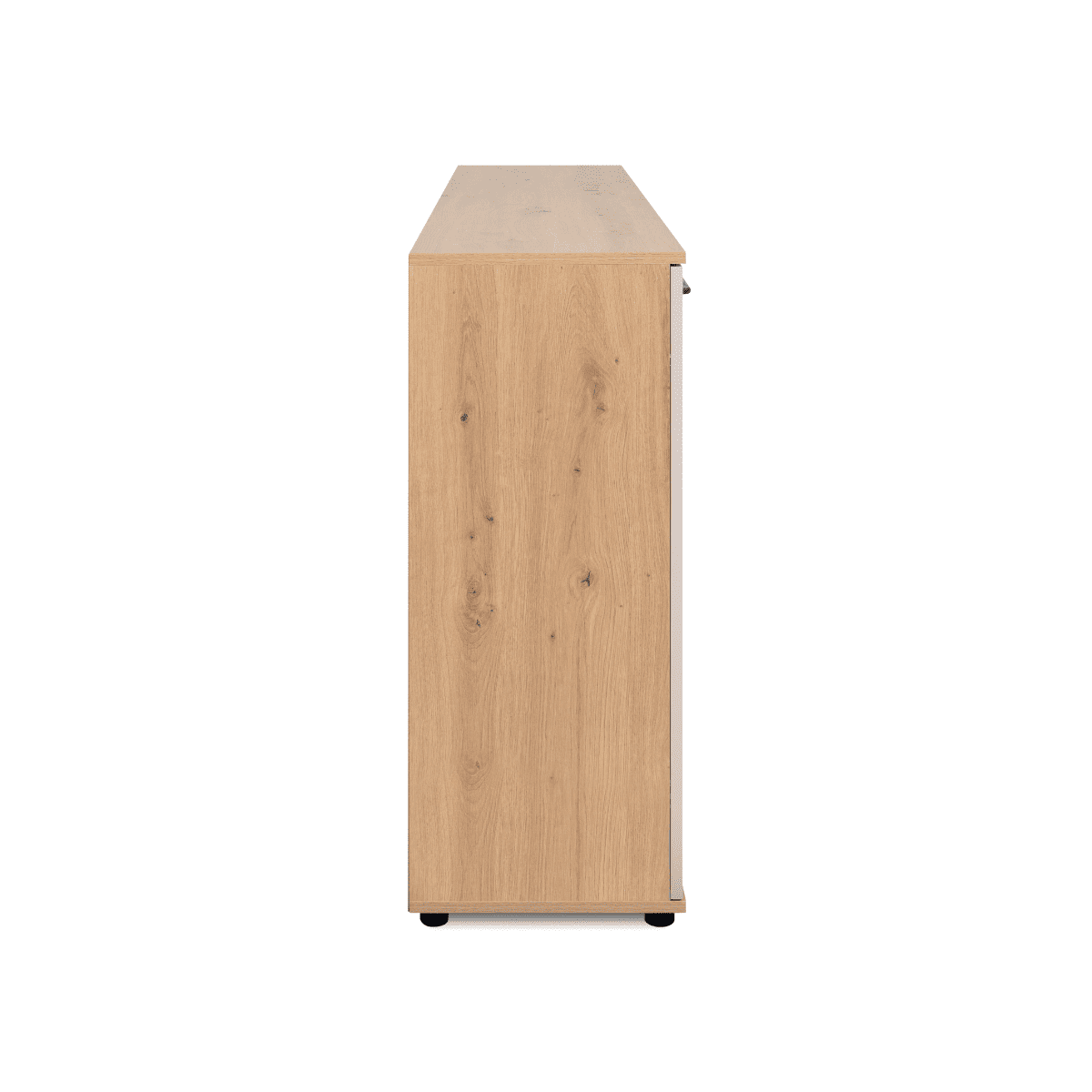 Buffet 3 portes, 4 tiroirs LINO bois clair, CALICOSY