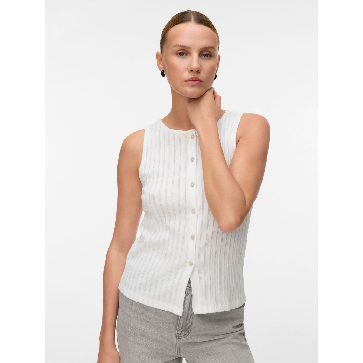 Top snow white, VERO MODA
