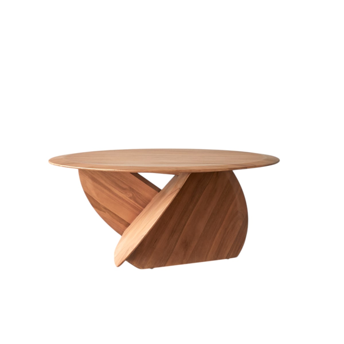 Table basse en Teck massif, GONZAGUE naturel, TIKAMOON