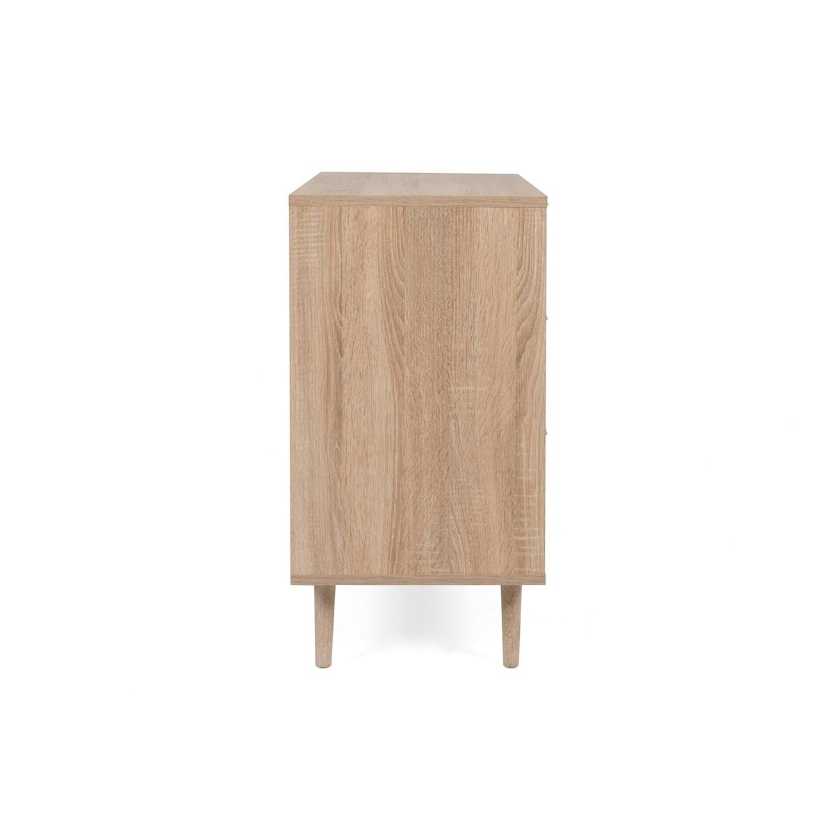 Commode bohème 3 tiroirs effet rotin SONA bois naturel, PIER IMPORT