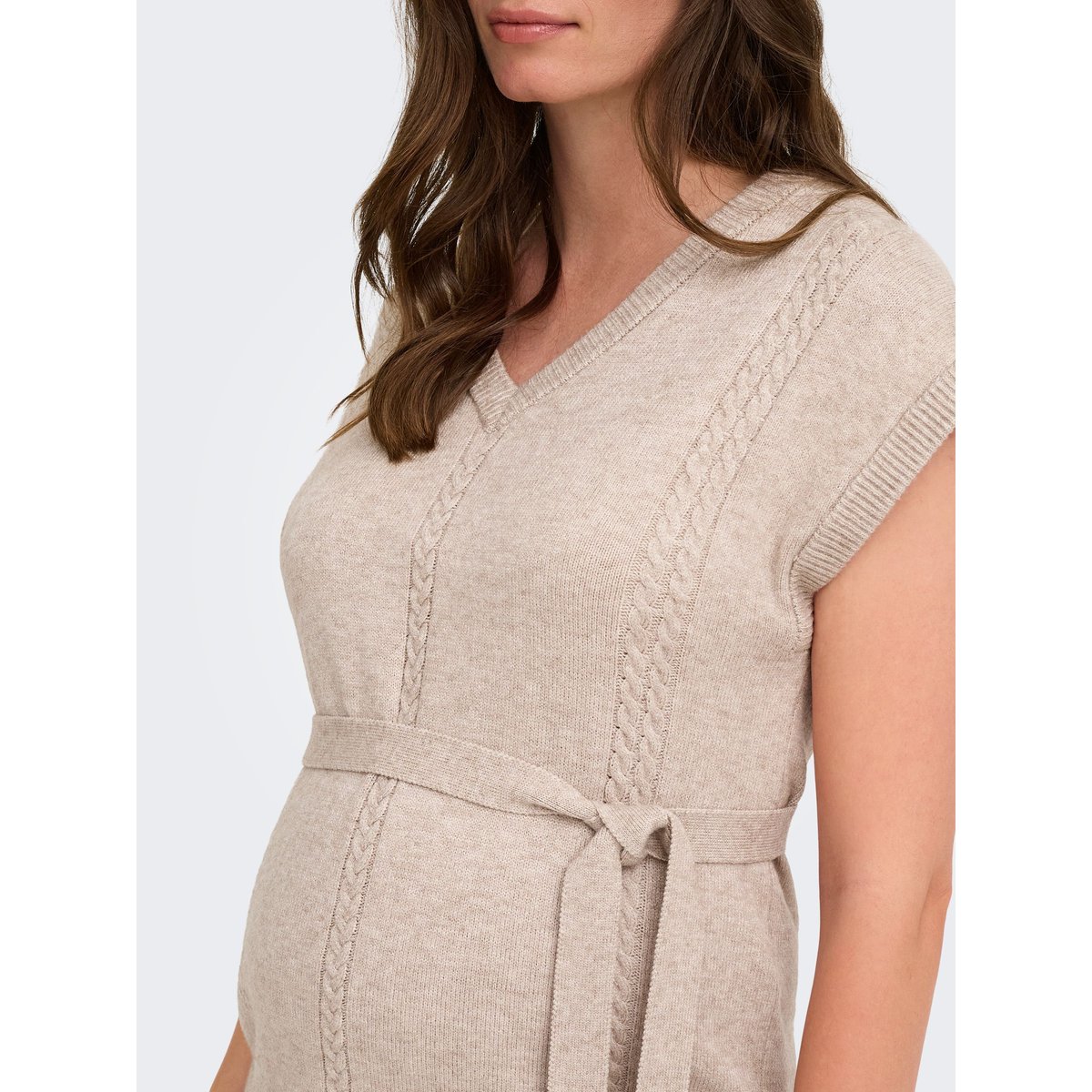 Gilet marron - mocha meringue 1, ONLY