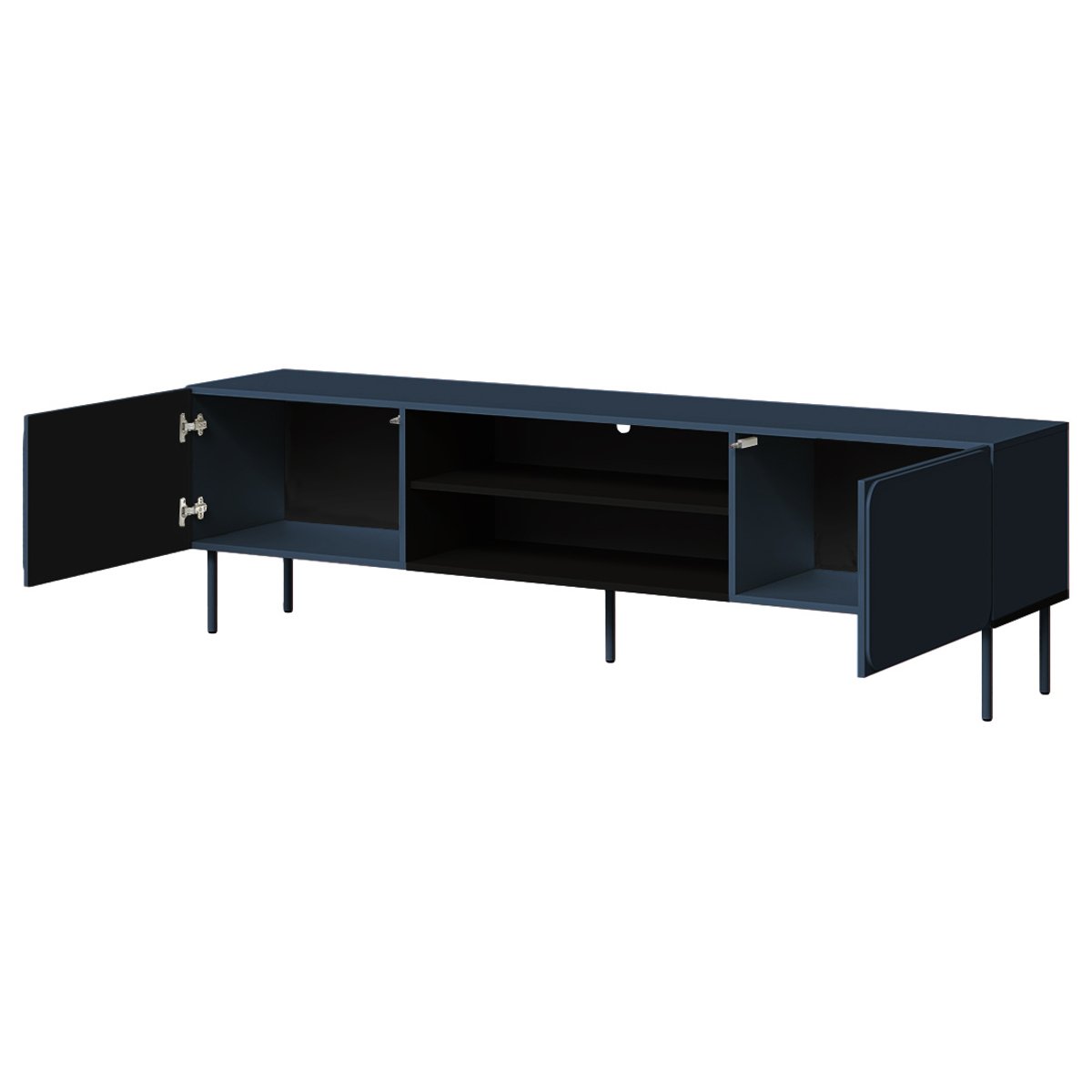 Meuble TV - ELVIS bleu, BEST MOBILIER