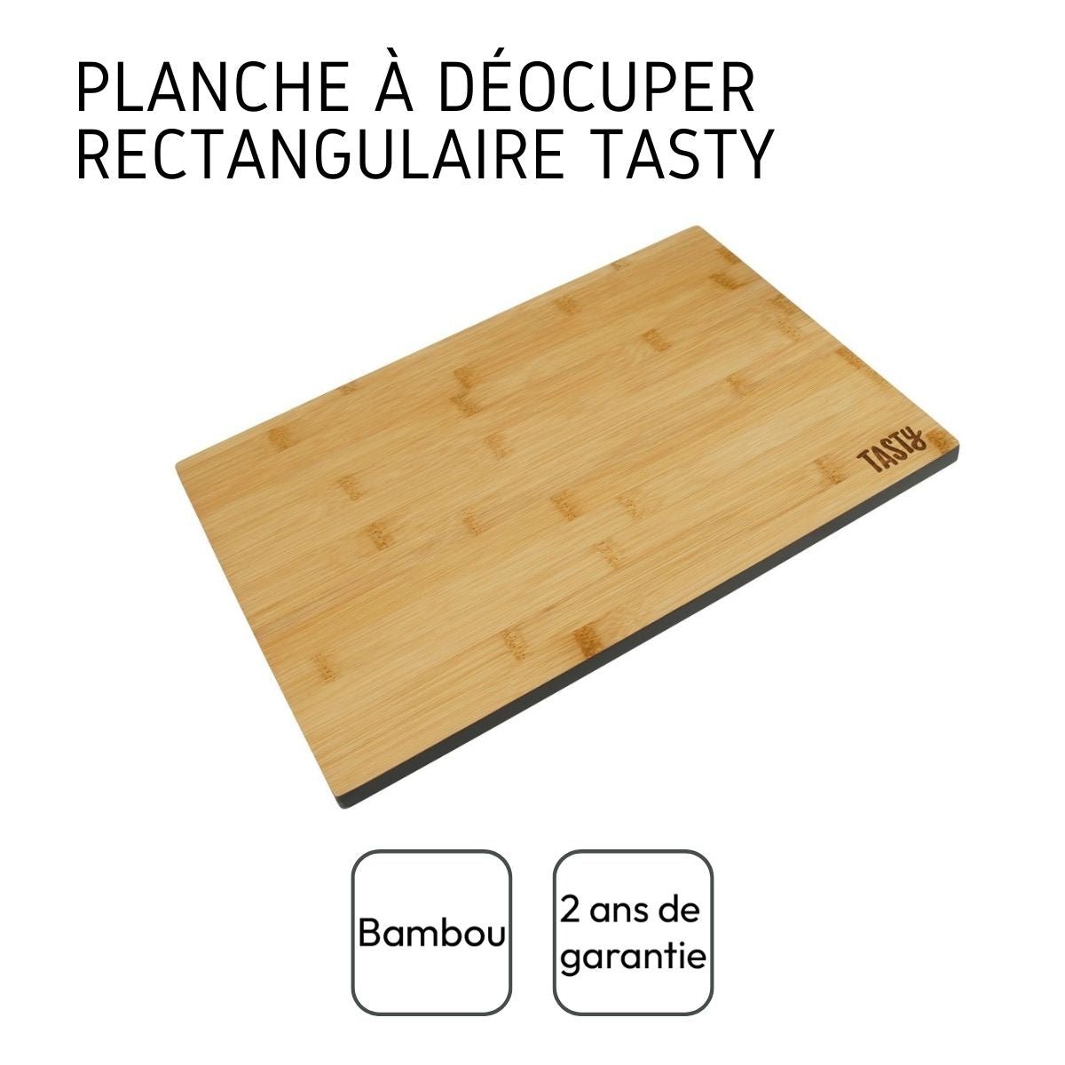 Grande planche à découper CORE bois brun, TASTY