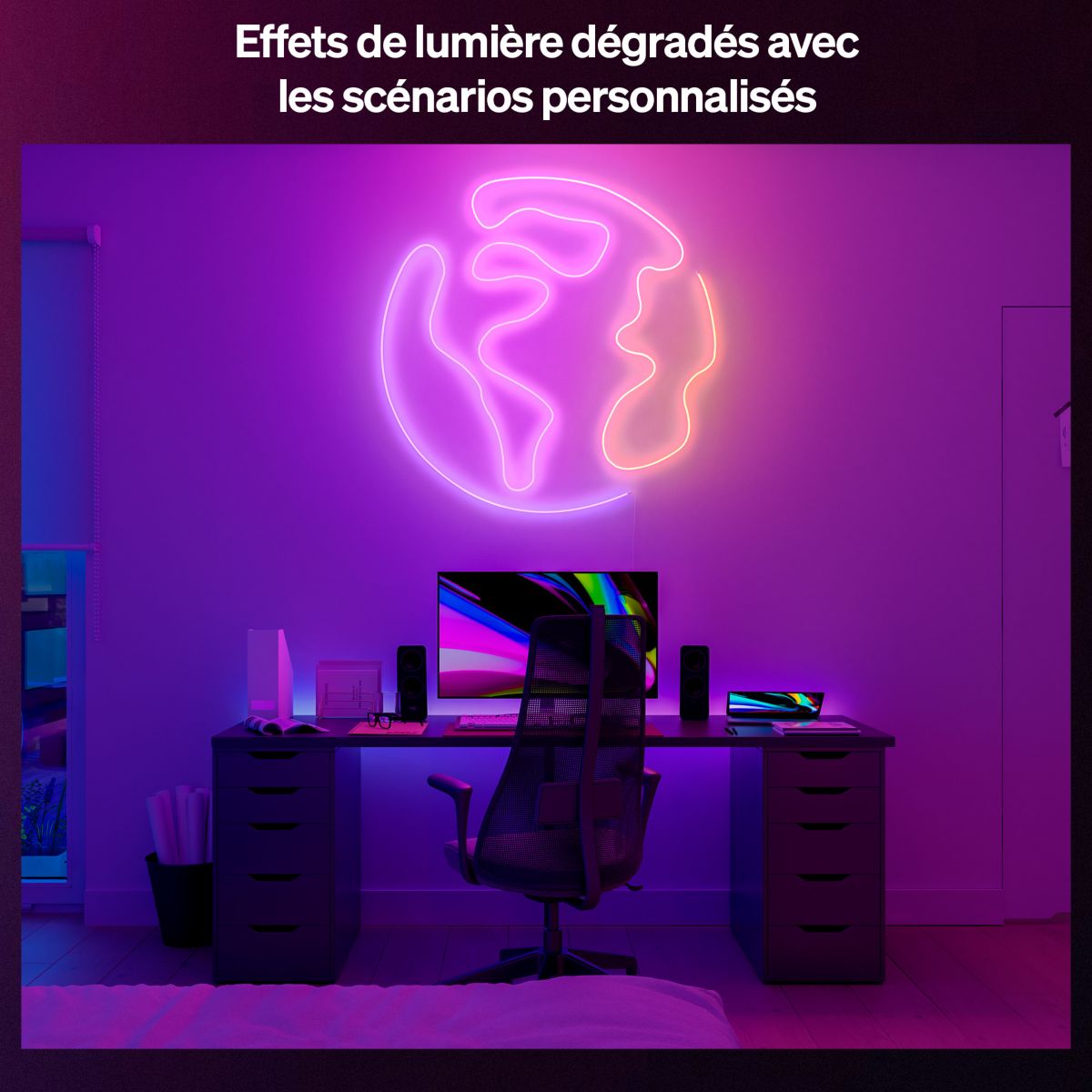 Bandeau LED Essential Flex Strip Light 5m Color Grad couleur unique, PHILIPS HUE