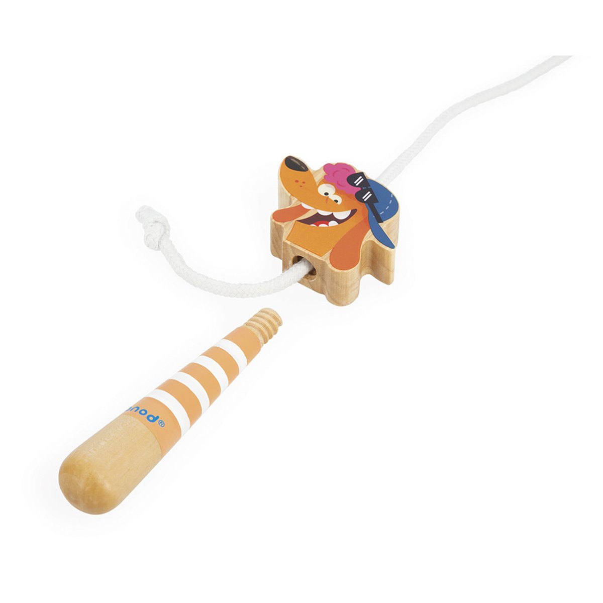 Corde À Sauter Réglable Chien multicolore, JANOD