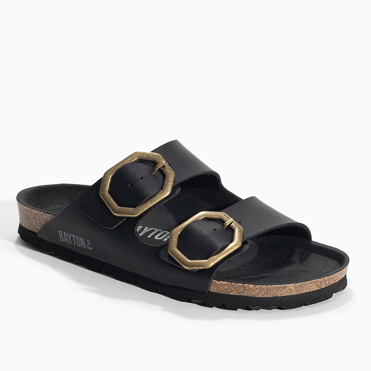 Sandales Vegan ATLAS noir, BAYTON