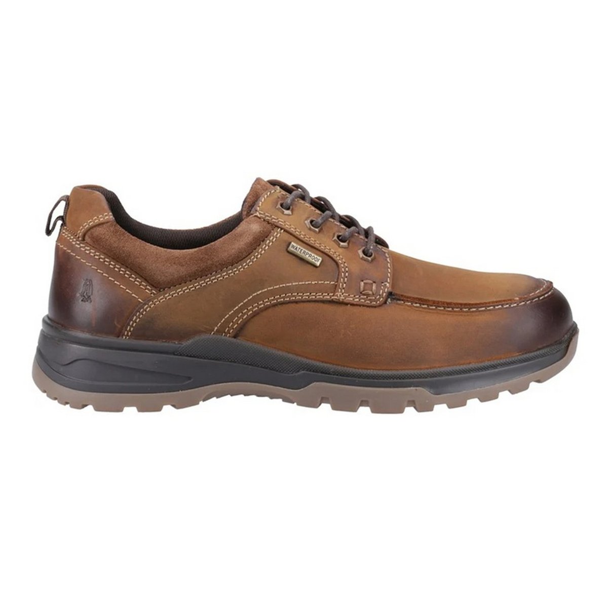 Baskets en cuir PERCY fauve, HUSH PUPPIES