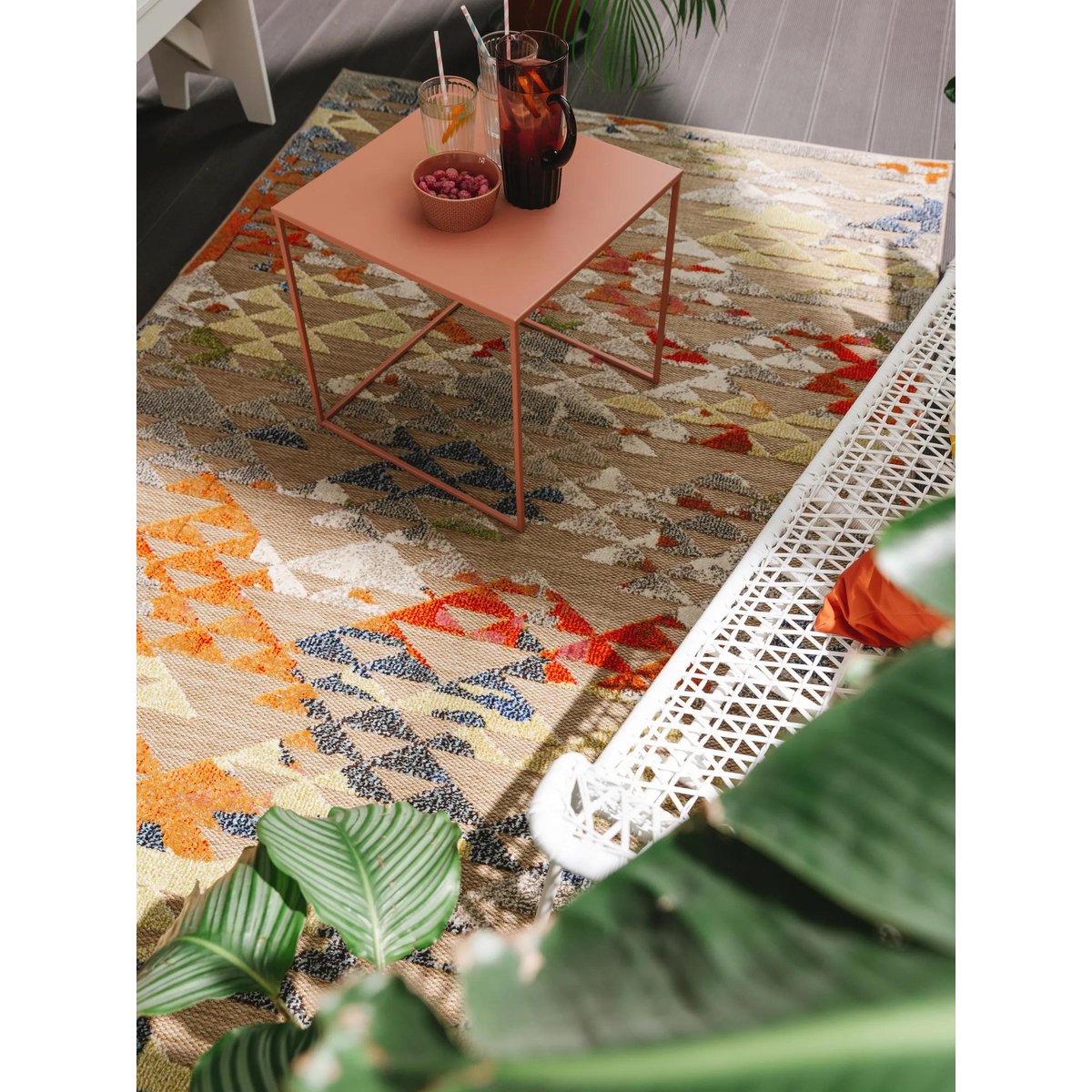 Tapis d'extérieur & intérieur NOELIA multicouleur, BENUTA 