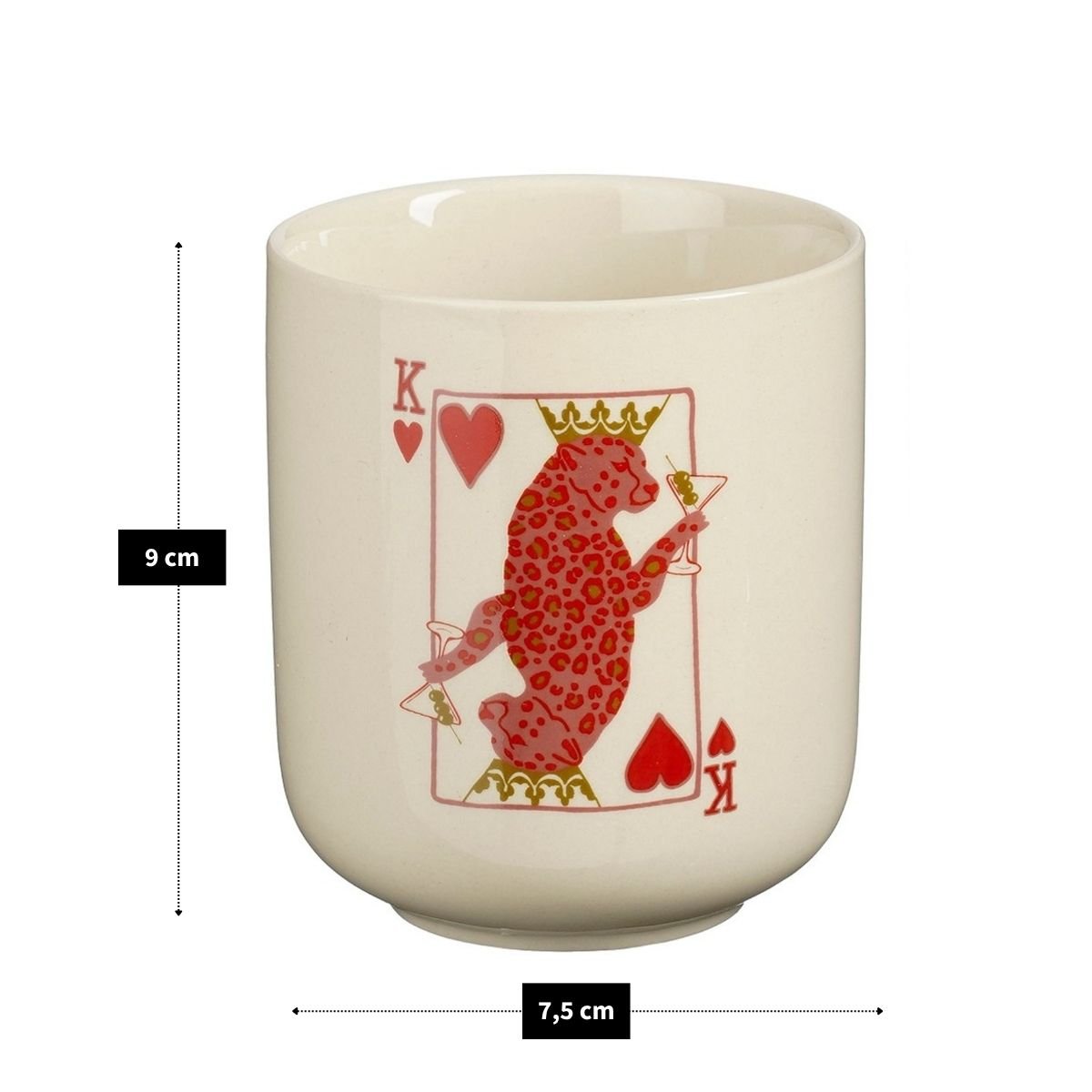 Tasse et soucoupe rose, MICA DECORATIONS