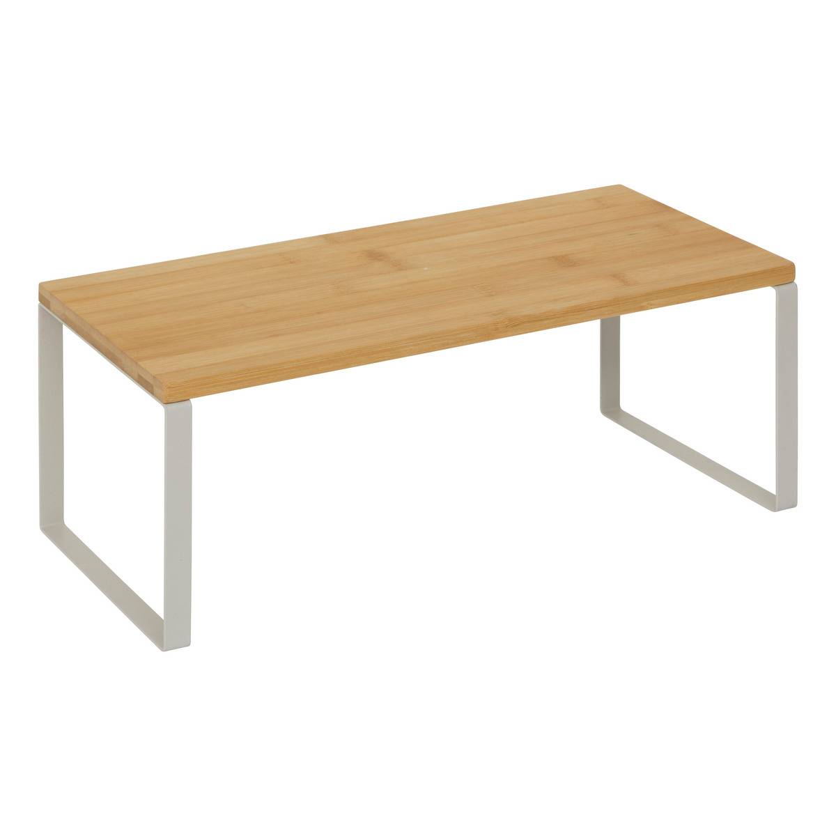 Lot de 2 étagères gigognes 1 niveau ORDERA beige, 5FIVE SIMPLY SMART