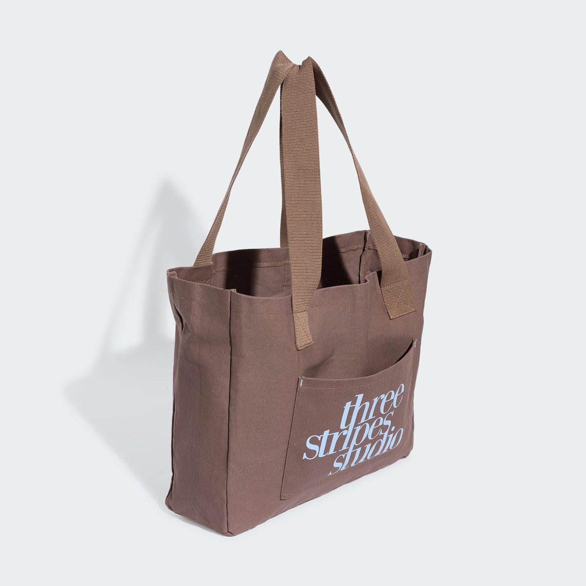 Tote Bag Toile 3 Bandes Studio Tote Bag Toile 3 Bandes Studio earth strata / glow blue / white, adidas Performance
