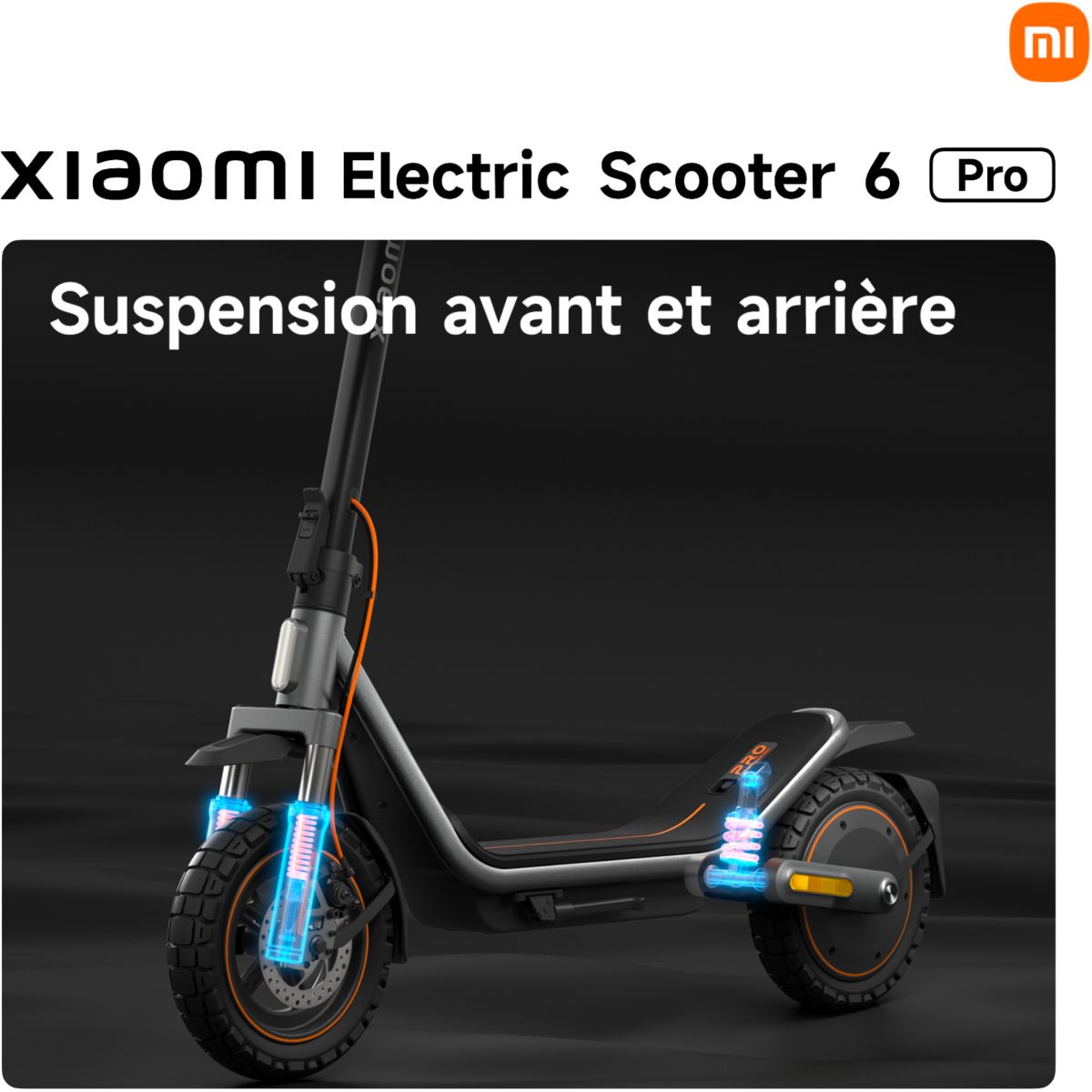 Trottinette électrique Electric Scooter 6 Pro Noir noir, XIAOMI