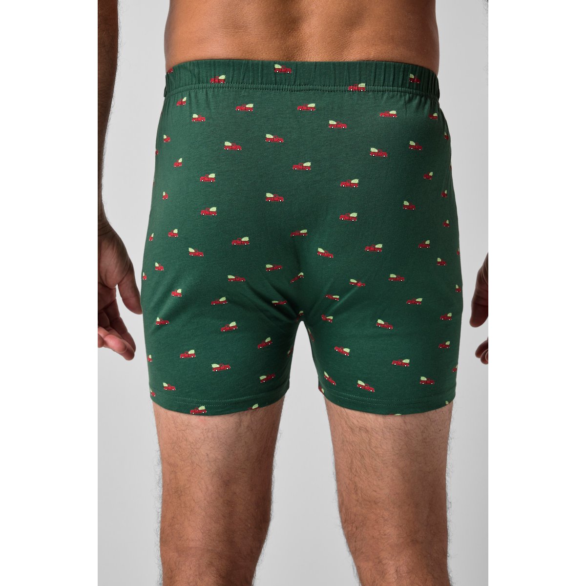 Boxers de Noël, homewear, OEKO-TEX, lot de 2 vert minuit, JP1880