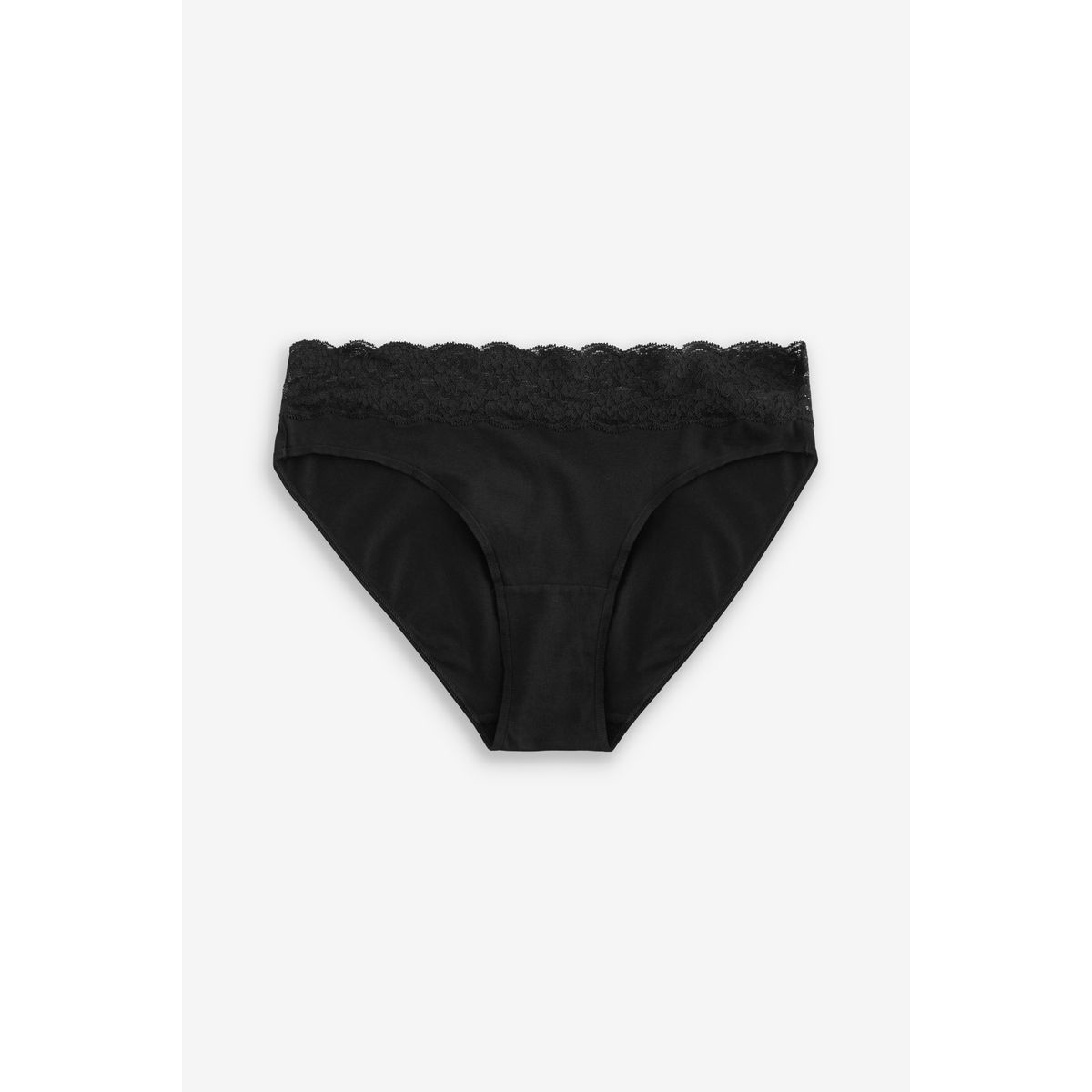 Culotte en dentelle et coton, lot de 7 noir, NEXT