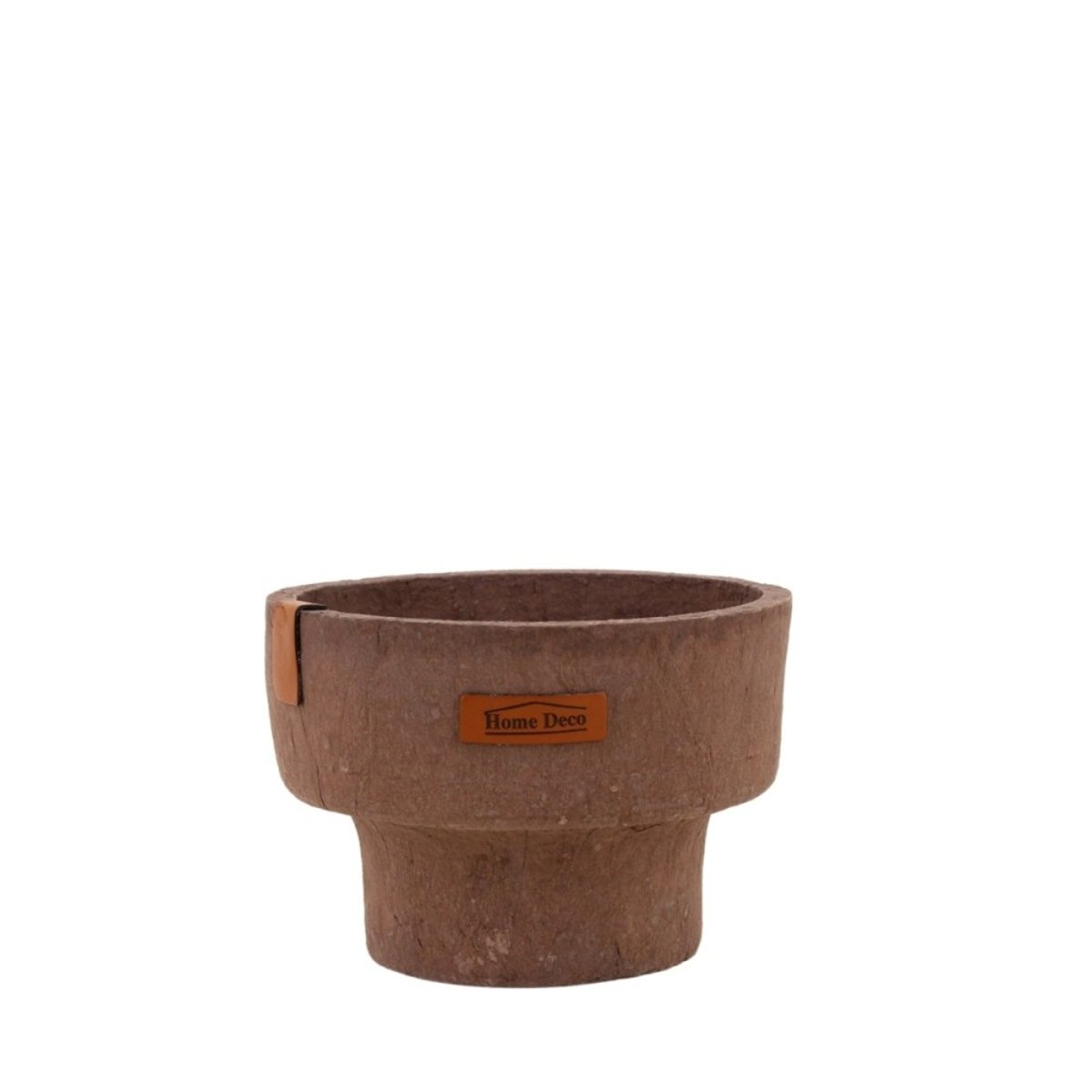 Pot effet 12x17cm marron, ORNAMI
