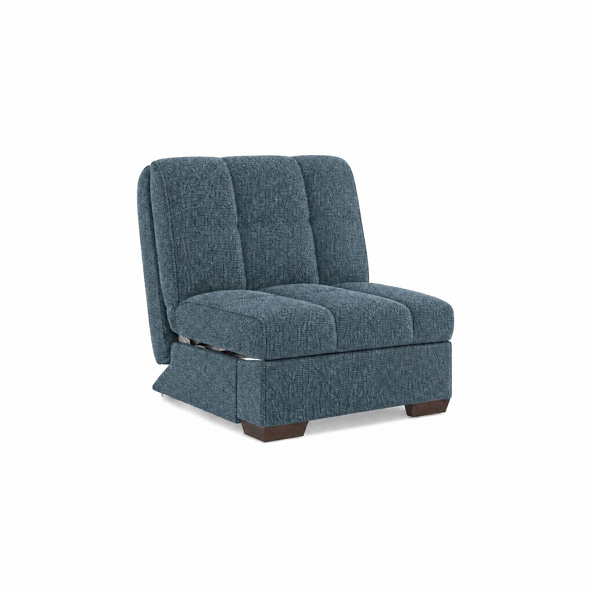 Harlow Chenille Single Sofabed with Foam Mattress petrol blue, ÉDITÉ