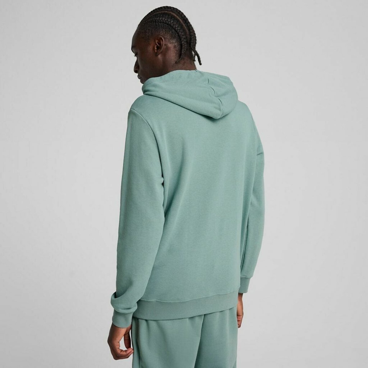 Sweat à capuche essentiel vert, PUMA
