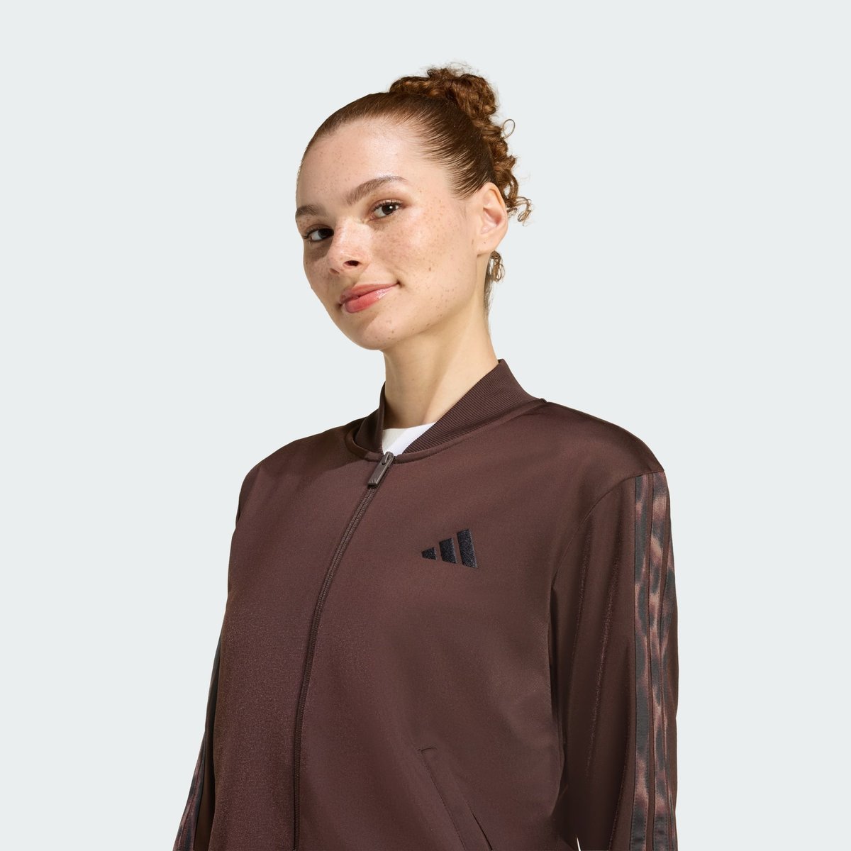 Survêtement Imprimé Léopard 3 Bandes Survêtement Imprimé Léopard 3 Bandes aurora coffee / multicolor, ADIDAS SPORTSWEAR