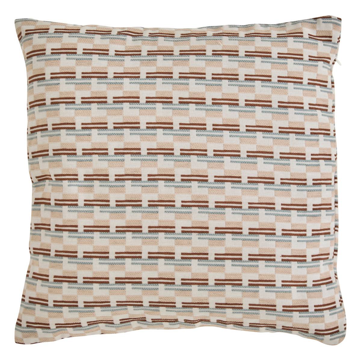 Coussin déhoussable en chenille SKYLOUNGE multicolore, ATMOSPHERA