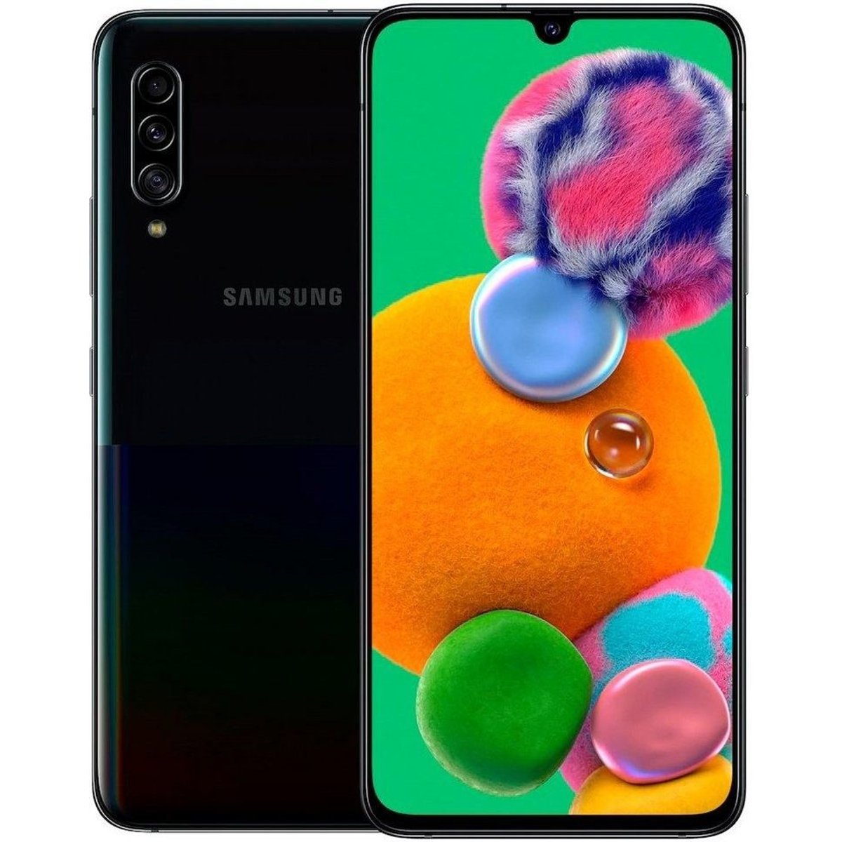 Smartphone Galaxy A90 128Go - Bon état noir, SAMSUNG