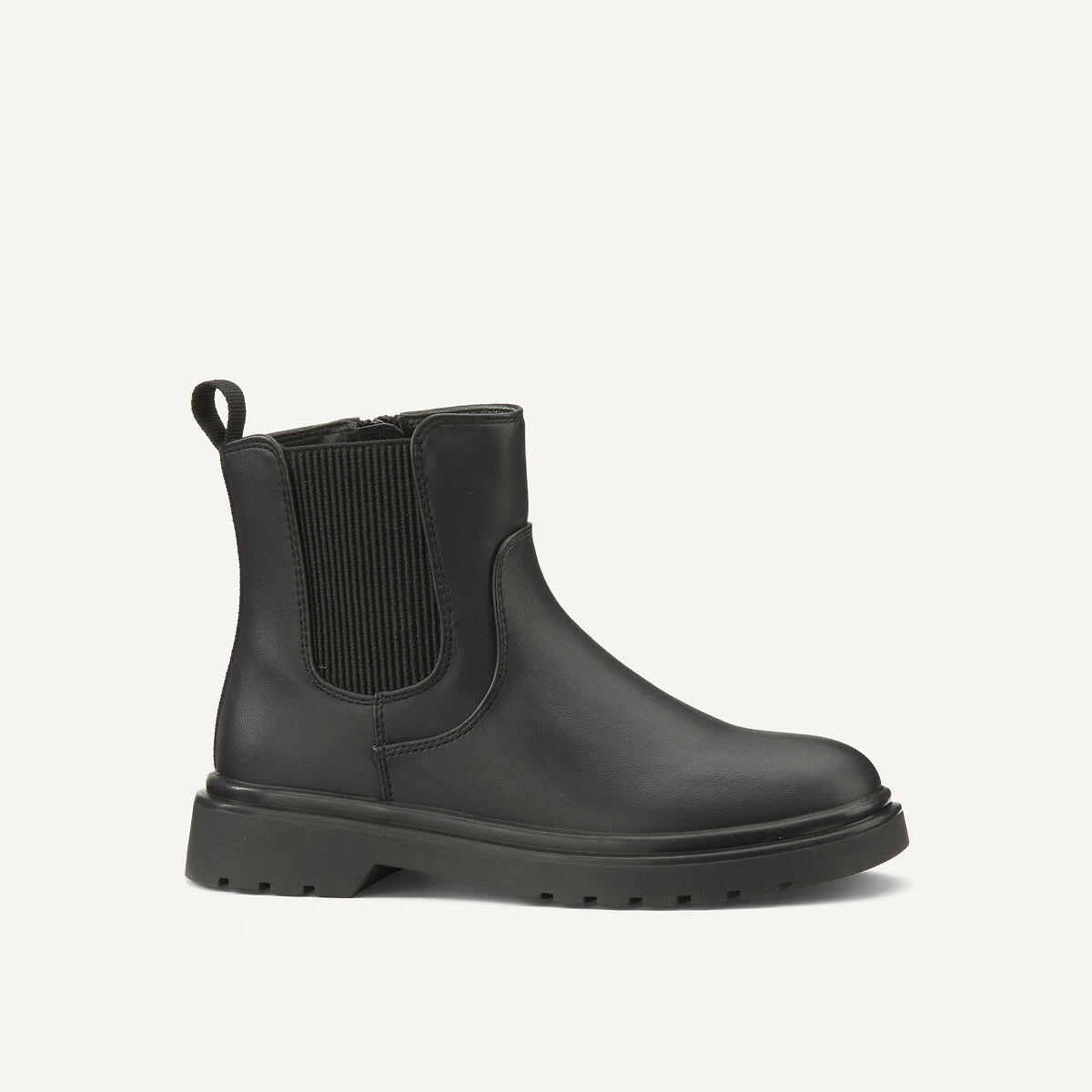 Bottines chelsea effet mat noir, LA REDOUTE COLLECTIONS