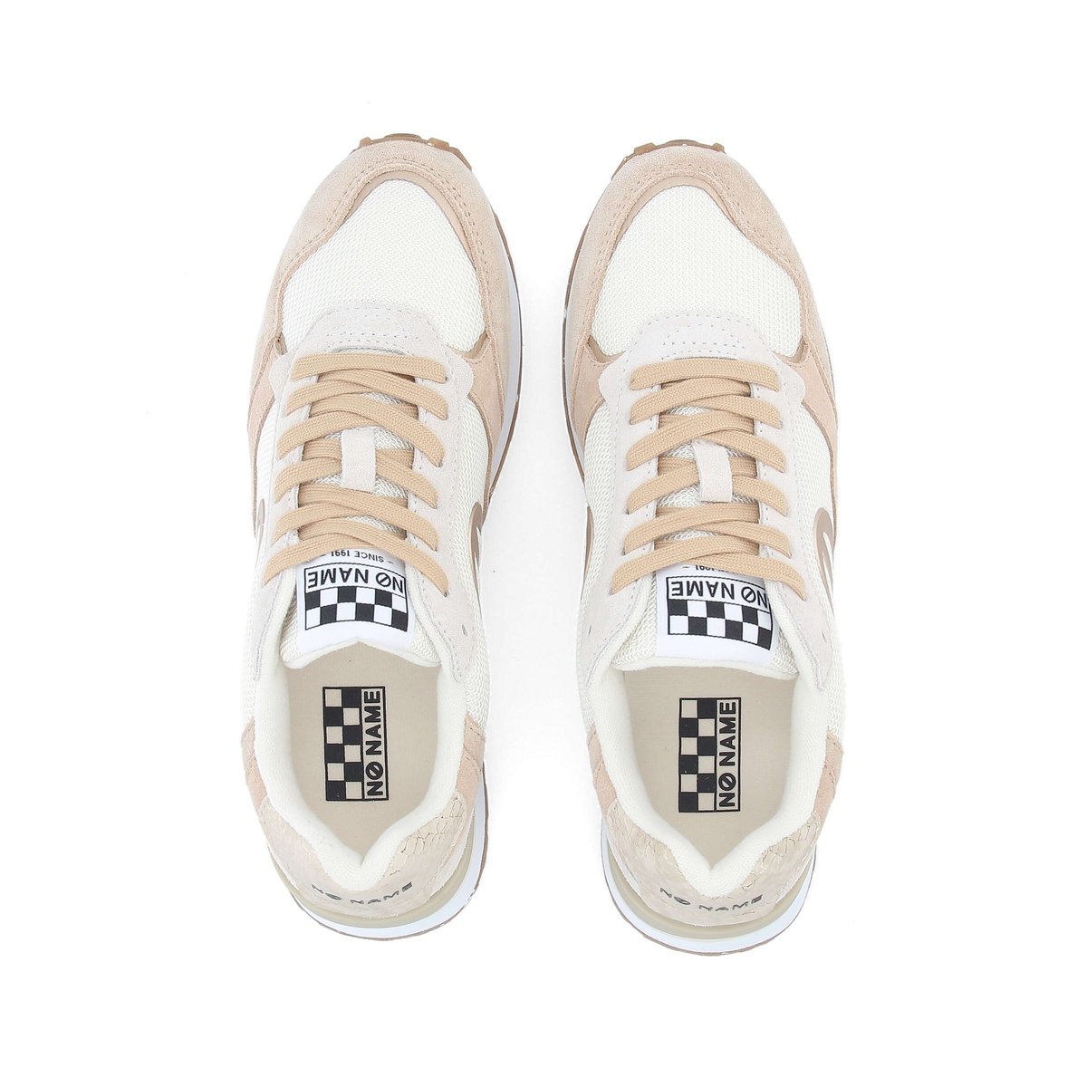 TOVA RUNNER -  BEIGE/BLANC CASSE ["beige","blanc cassé"], NO NAME