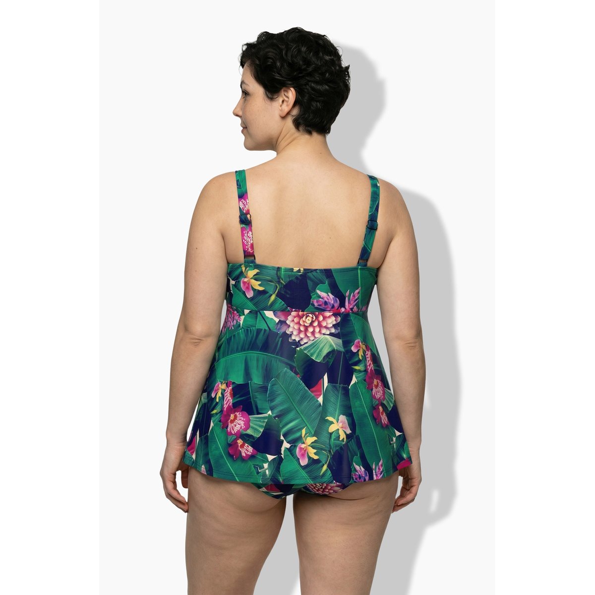 Tankini à fleurs menthe verte, ULLA POPKEN