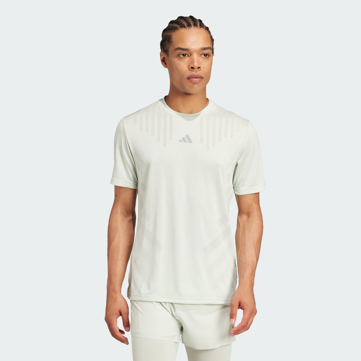T-shirt entraînement HIIT Airchill linen green, adidas Performance