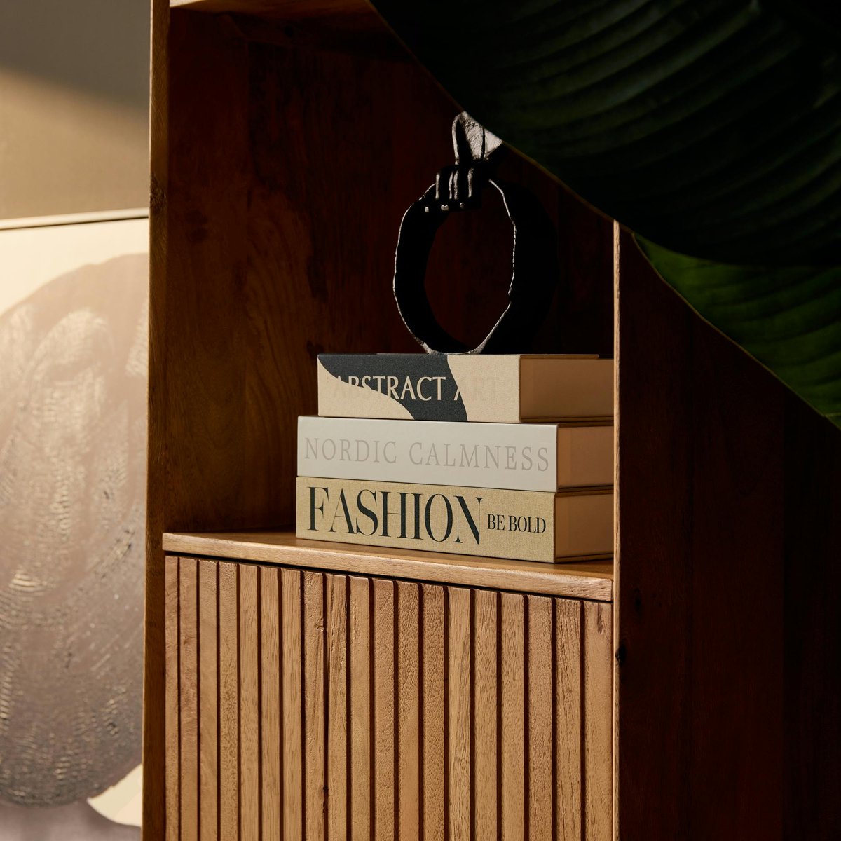 Colonne de salon en bois 1 porte CORTINA bois, PIER IMPORT