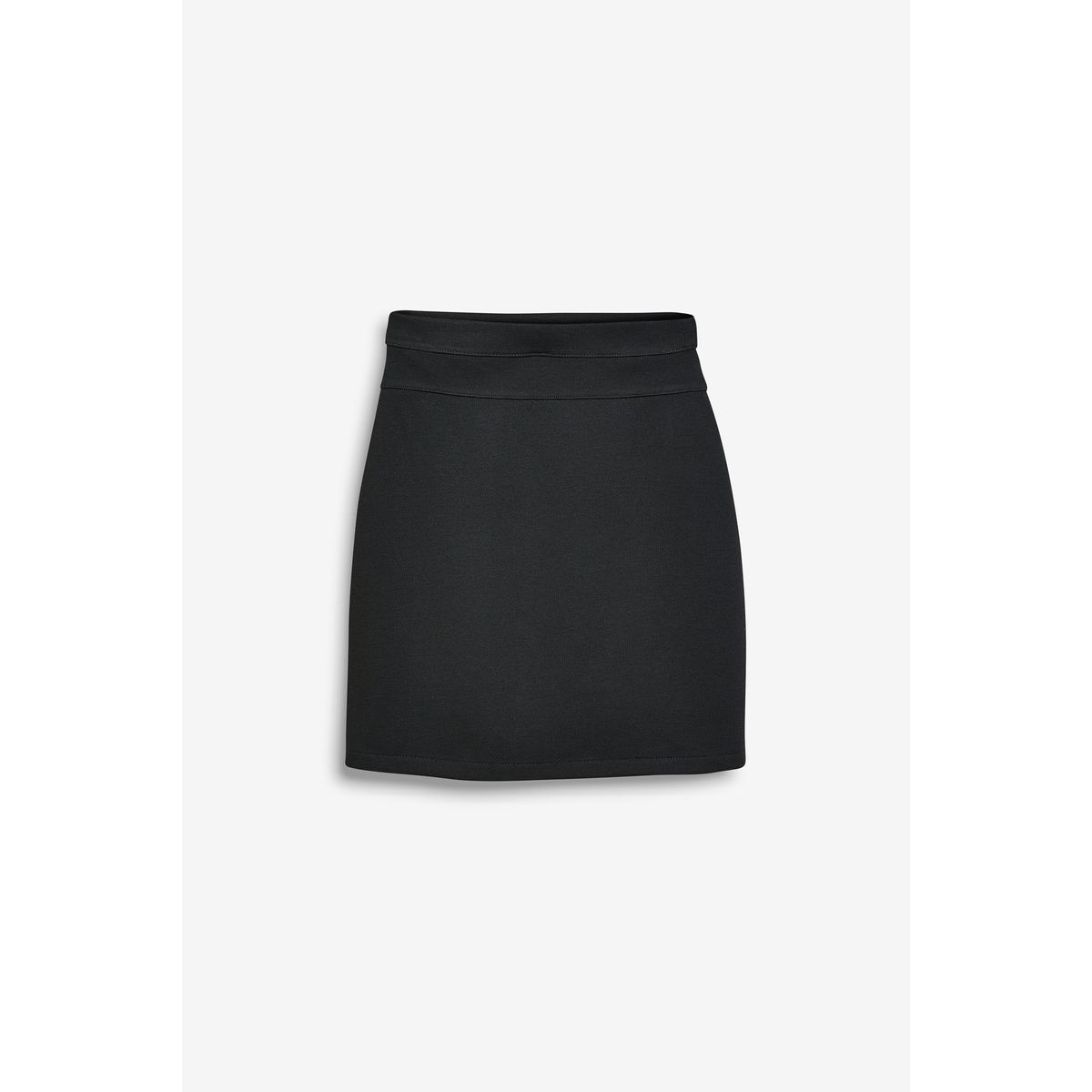 Jupe crayon à enfiler en jersey stretch noir, NEXT