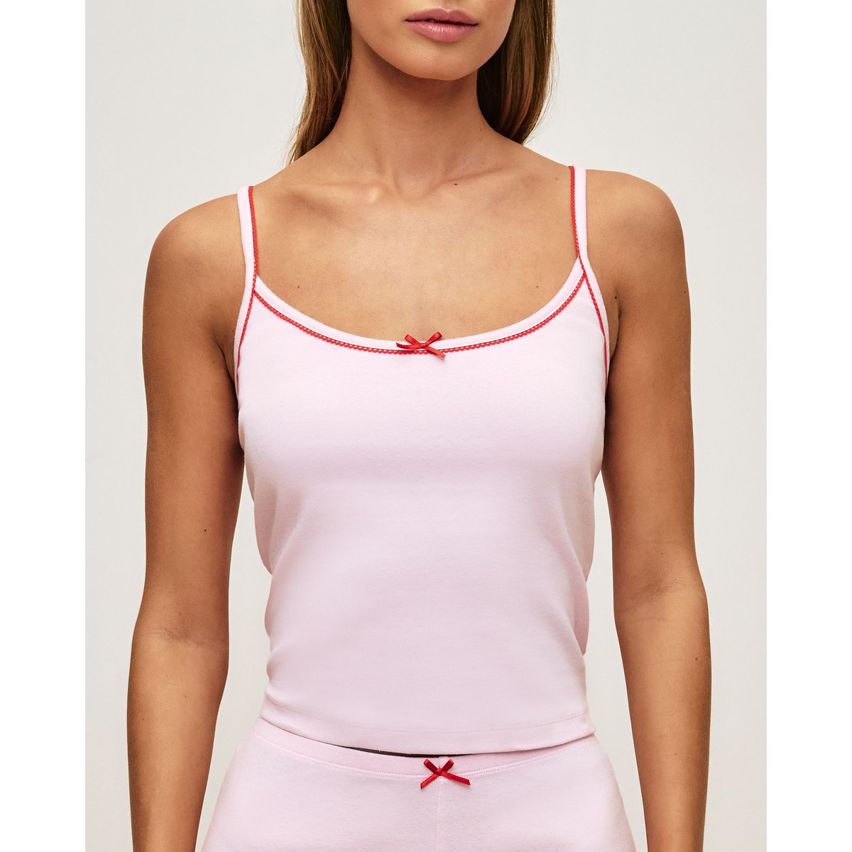 Caraco en jersey à motifs pois SIMPLEJERSIZ blanc, UNDIZ
