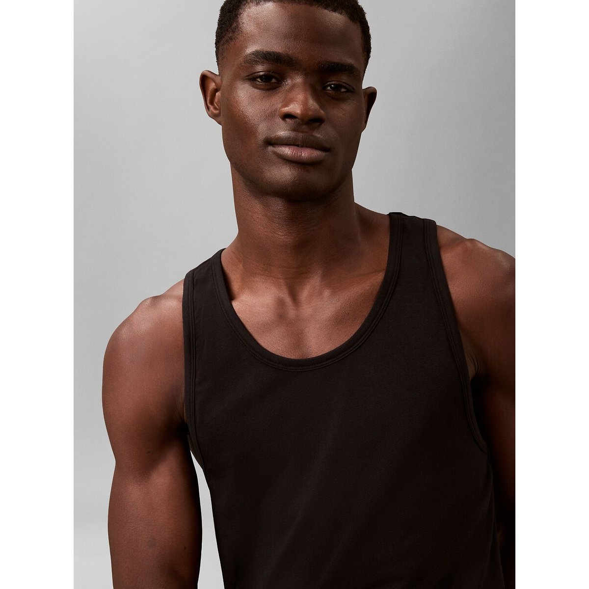 Set van 3 tanktops in microvezel zwart+zwart+zwart, CALVIN KLEIN UNDERWEAR