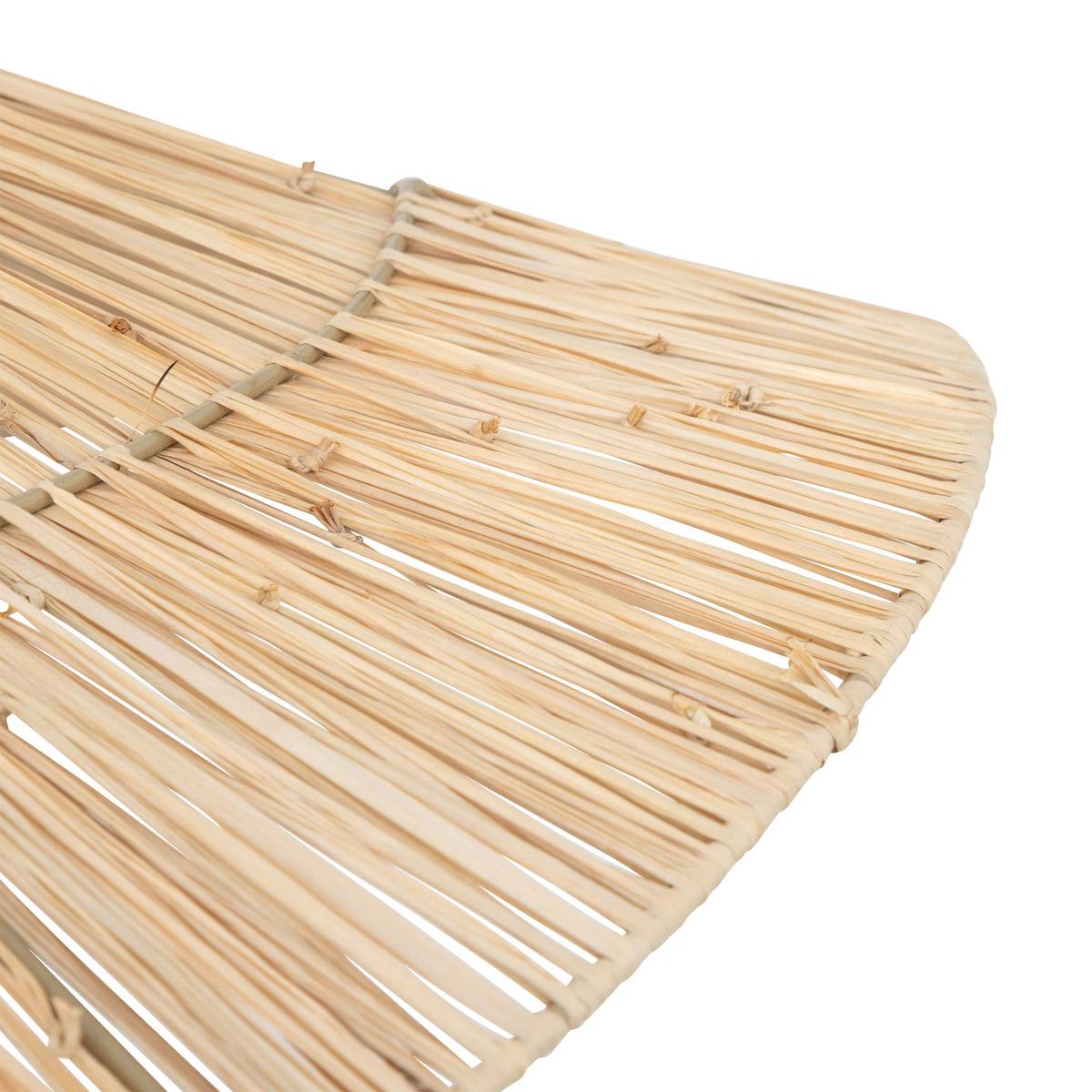 Suspension raphia naturel ORANE beige, ATMOSPHERA