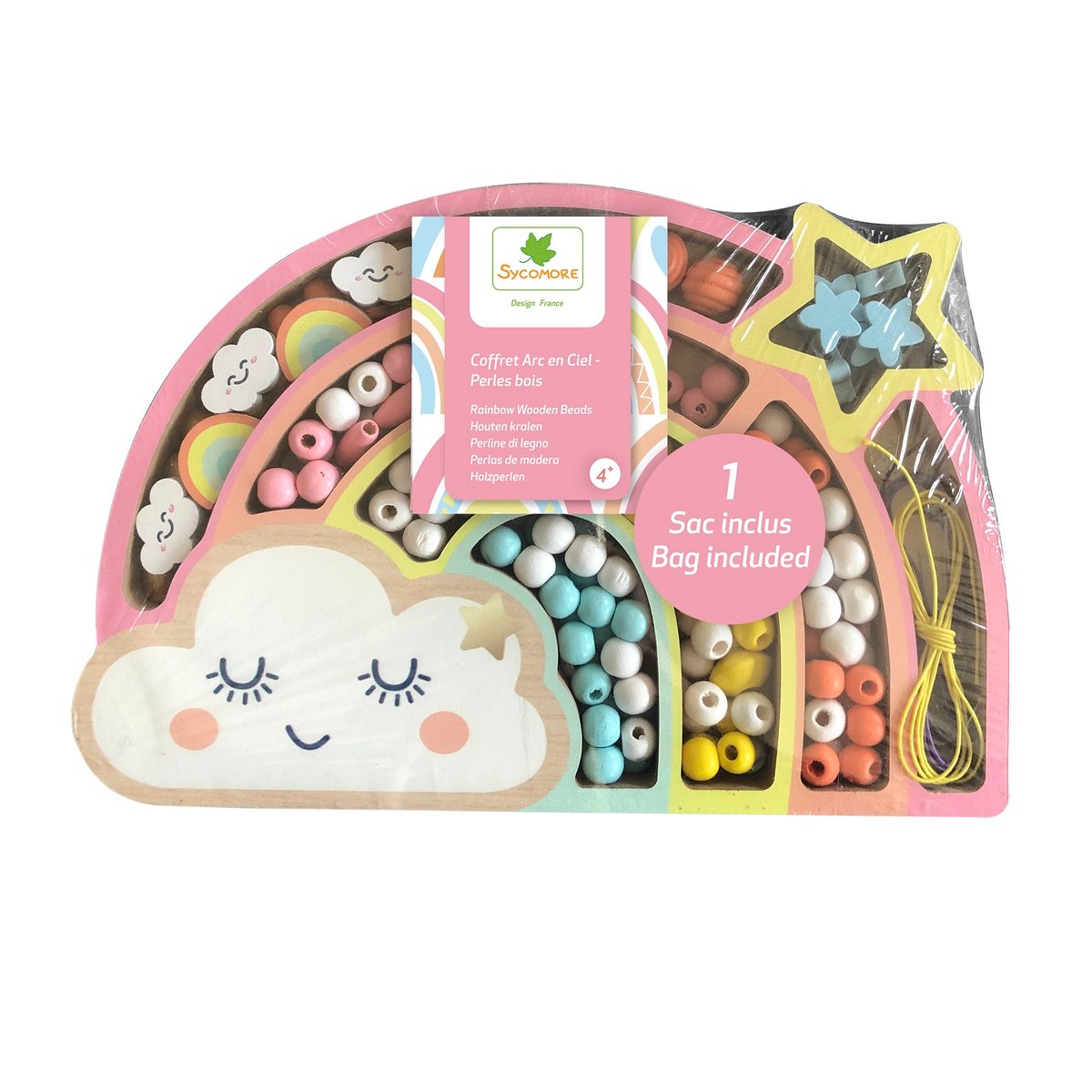 Coffret perles multicolore, SYCOMORE