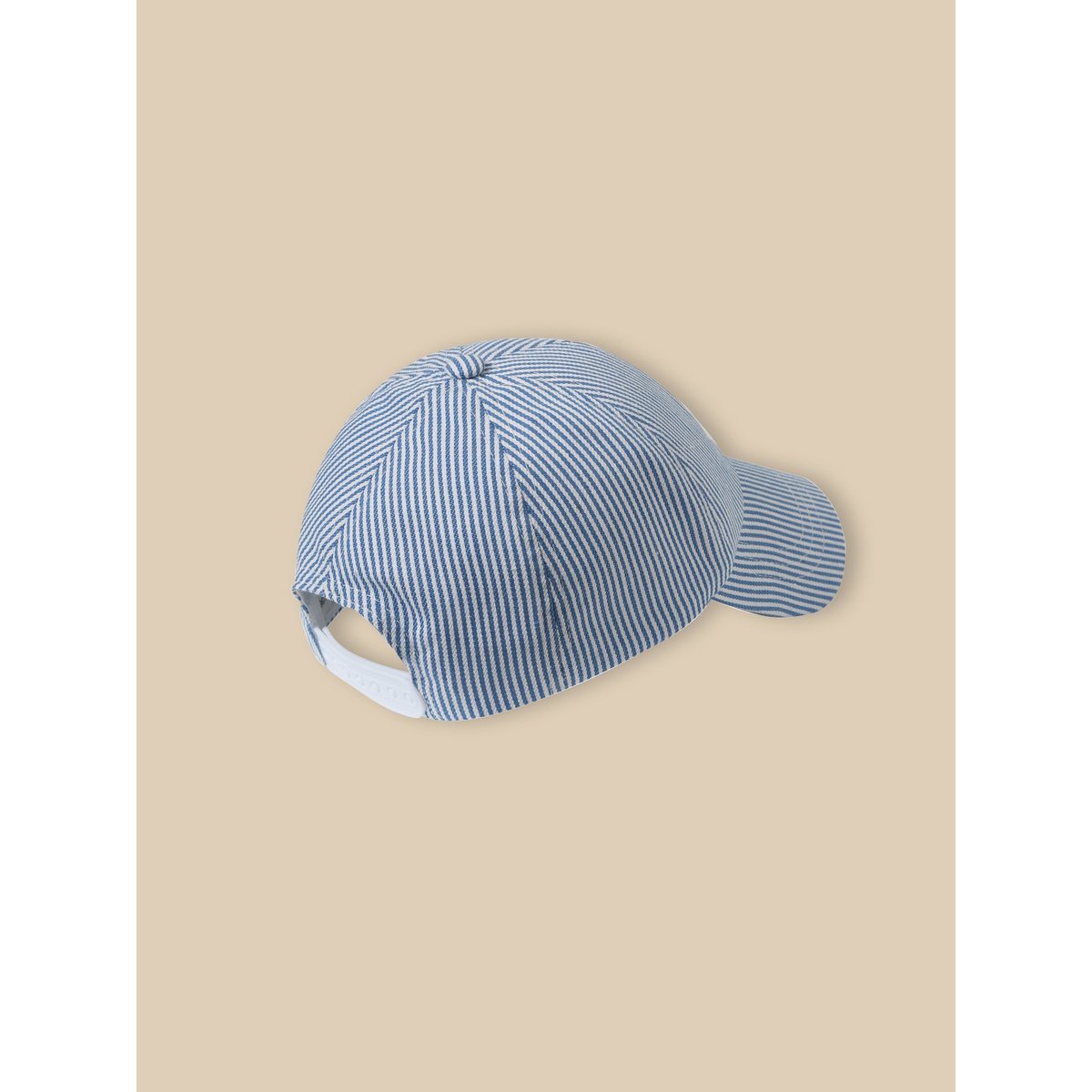 Casquette rayée rayure bleue, CYRILLUS