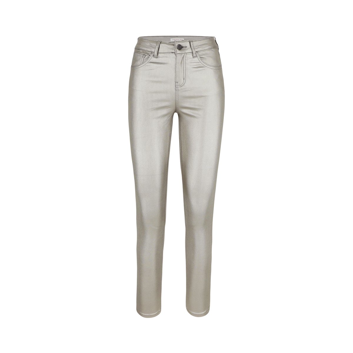 Pantalon métallisé argente, LOLALIZA