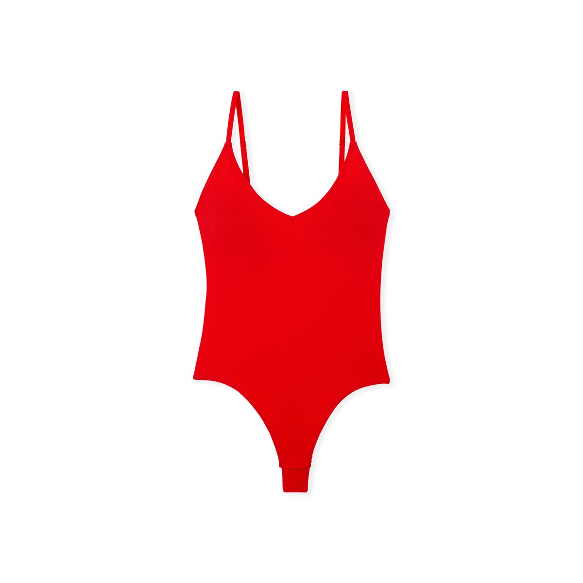Body échancré EFFORTLESS rouge, ETAM