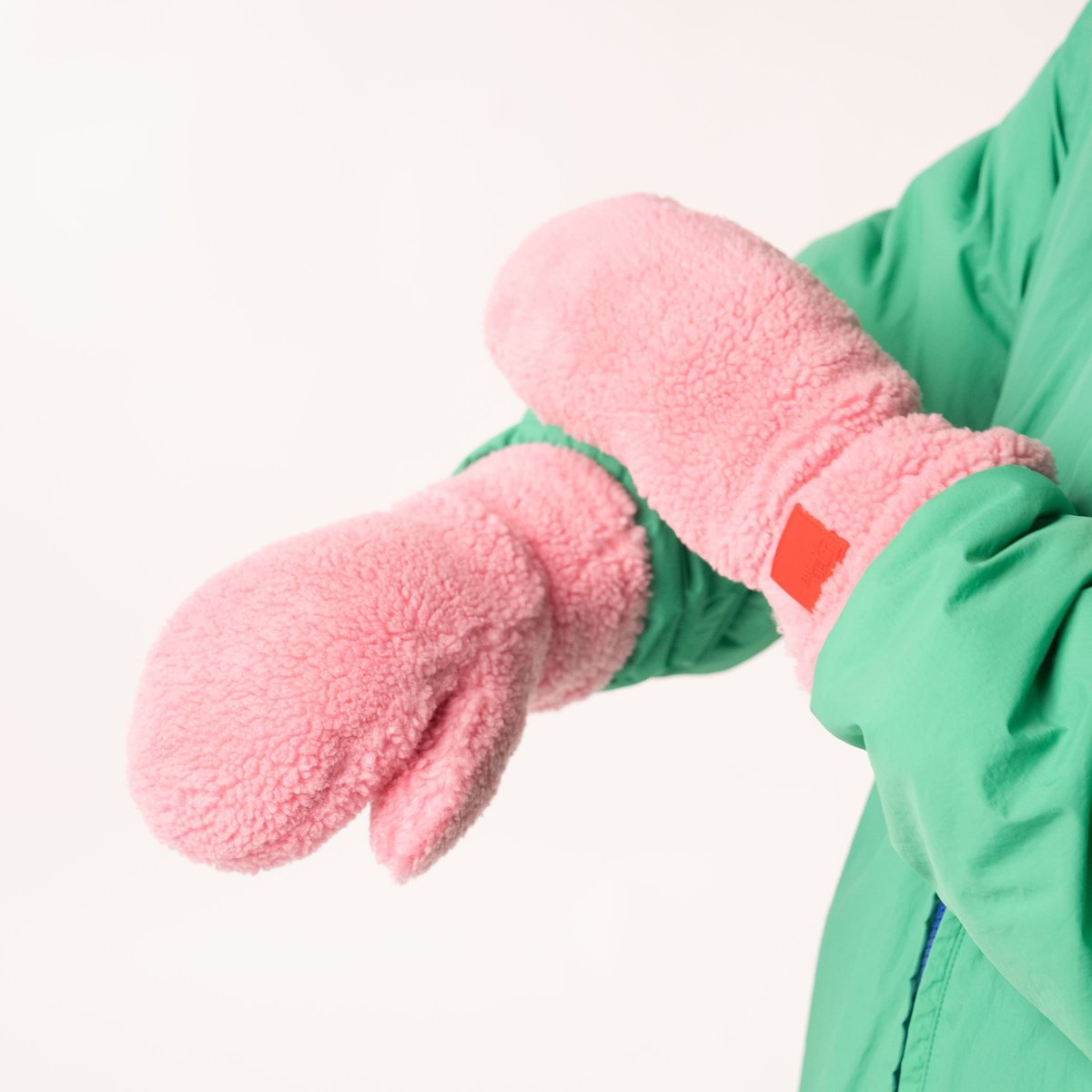 Moufles en polaire SHERPA rose, BILLYBELT