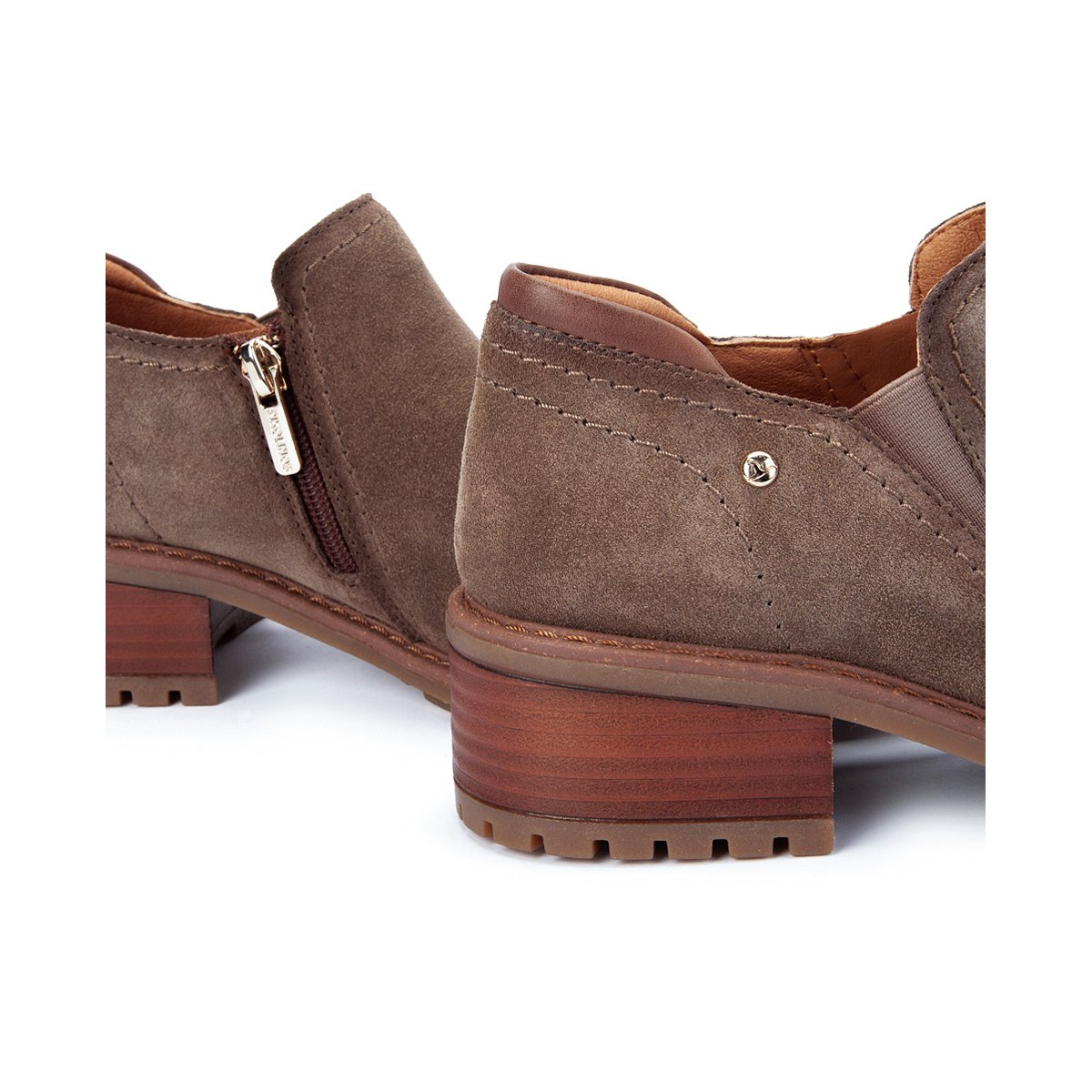 Chaussures montantes cuir Medina taupe, PIKOLINOS
