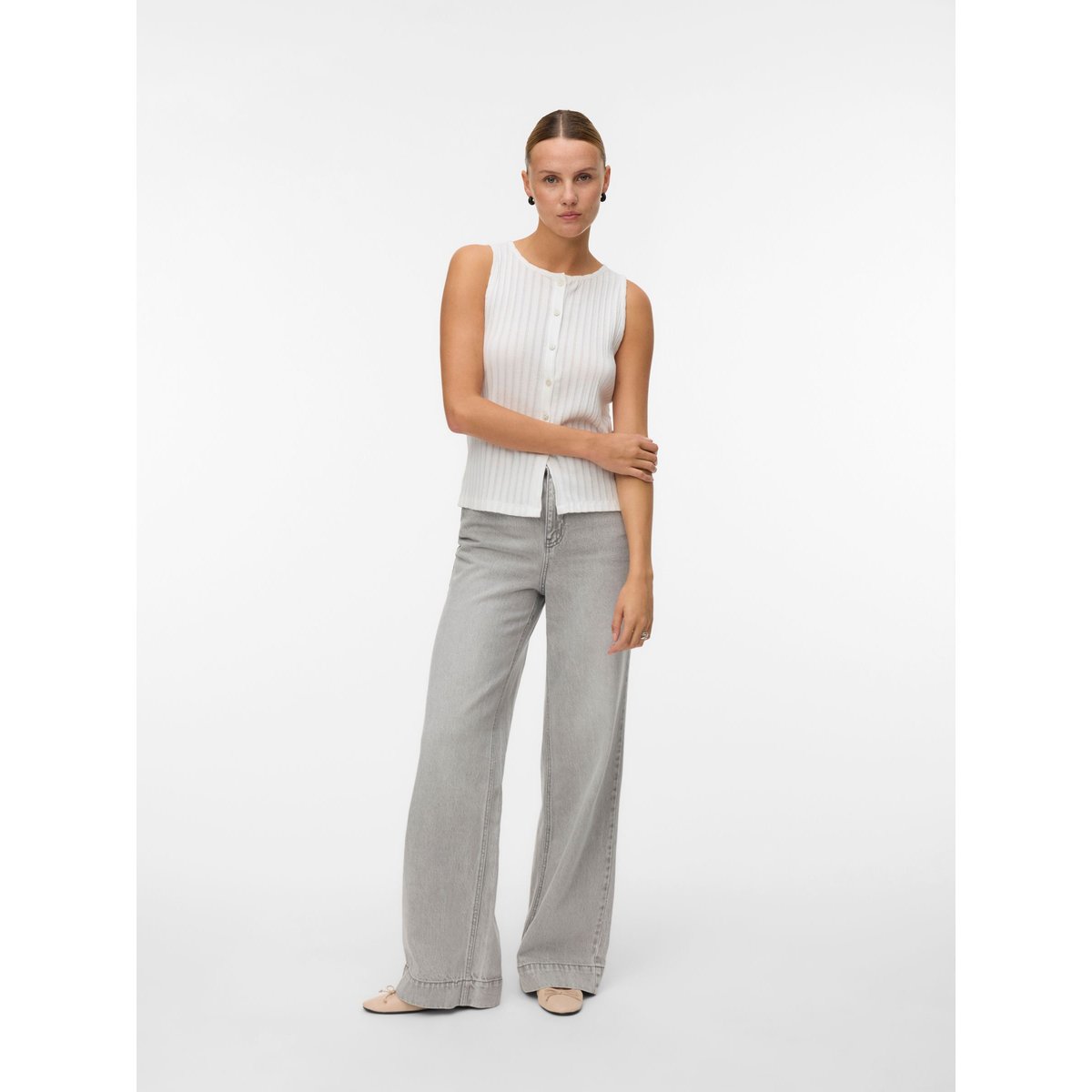 Top snow white, VERO MODA
