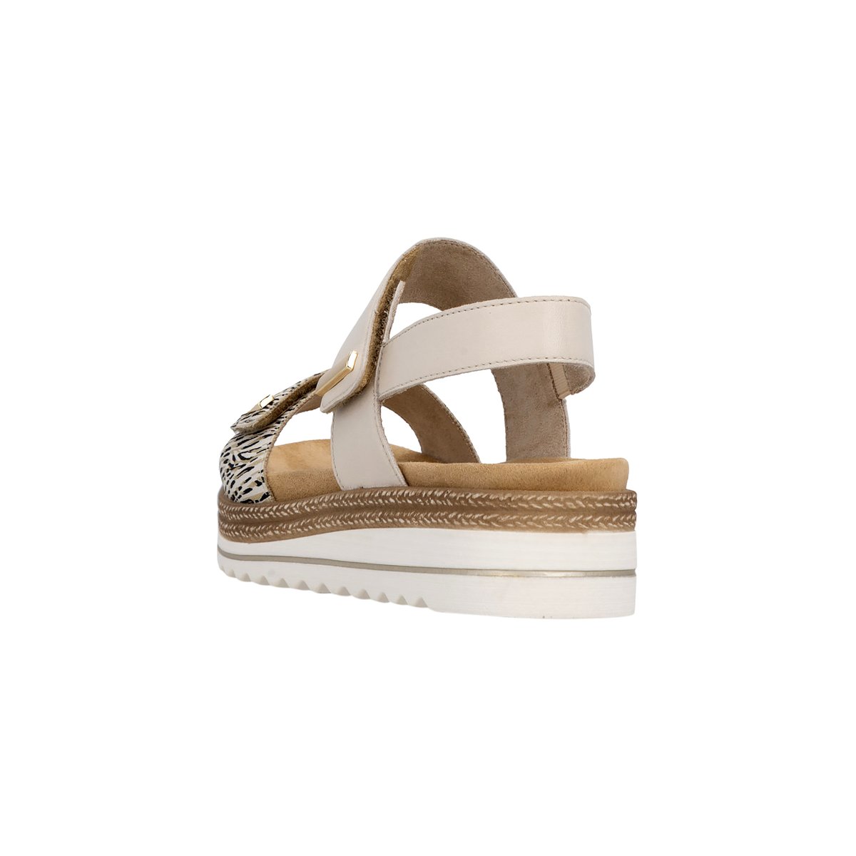 Sandales Cuir Lugano beige, REMONTE