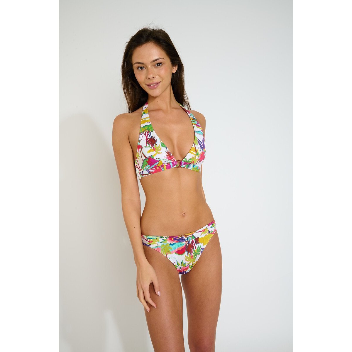 Haut de maillot, LIFO - SUNSETBAY - Bonnet C ecru imprimé, BANANA MOON