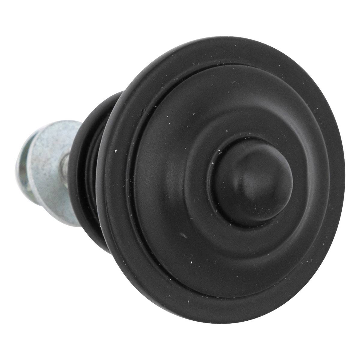 Lot de 2 boutons de meuble ALANA noir, ATMOSPHERA