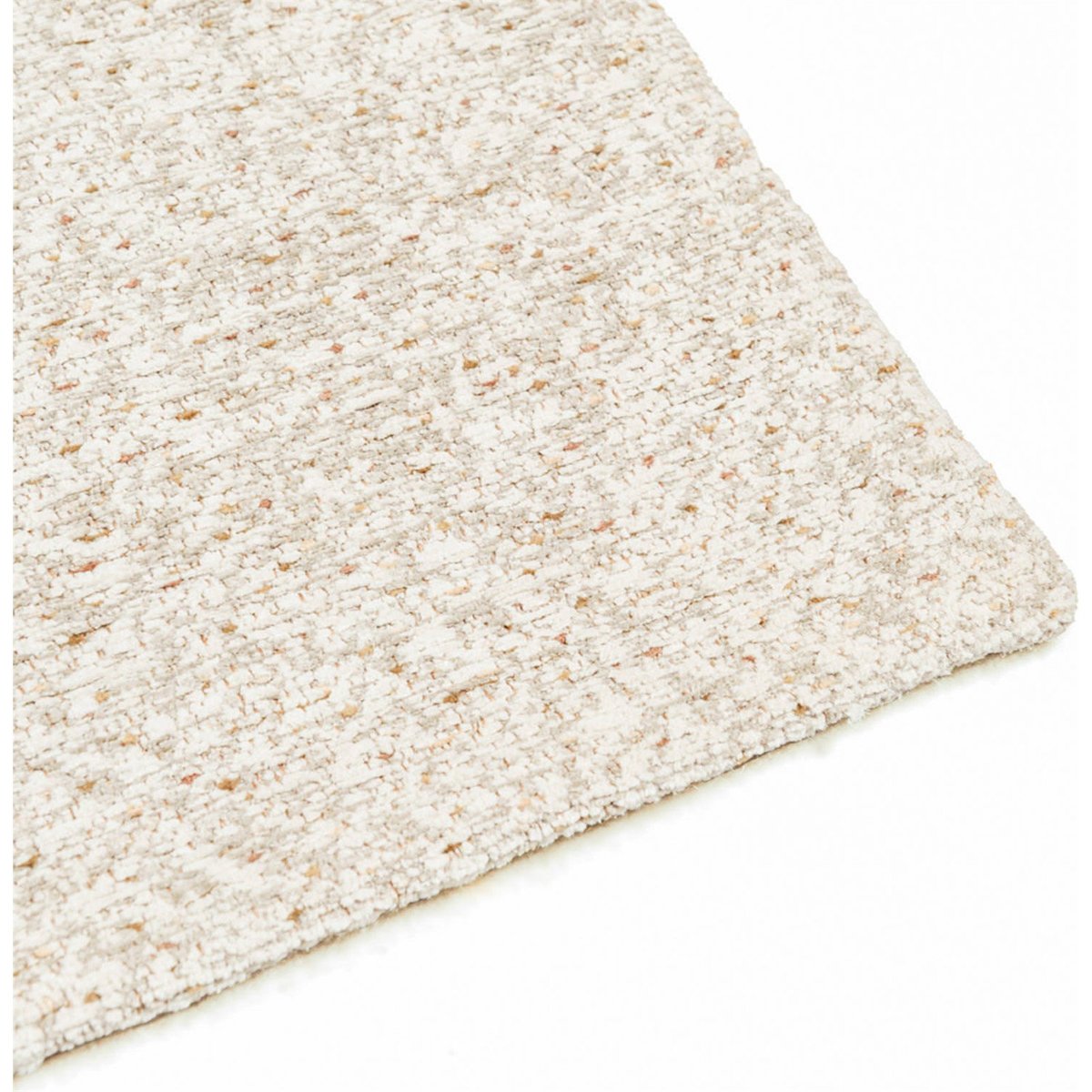 Tapis intérieur extérieur jacquard, MIST beige crème clair sableux, RECOLLECTION